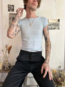 1970s Cap Sleeve Tiny Tee (XS/S)