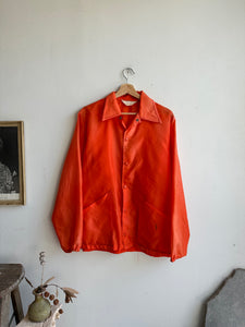 1970s Sunfaded Orange Nylon Jacket (L)