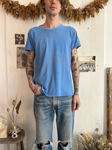 1980s Well-Worn Blue Blank (L)