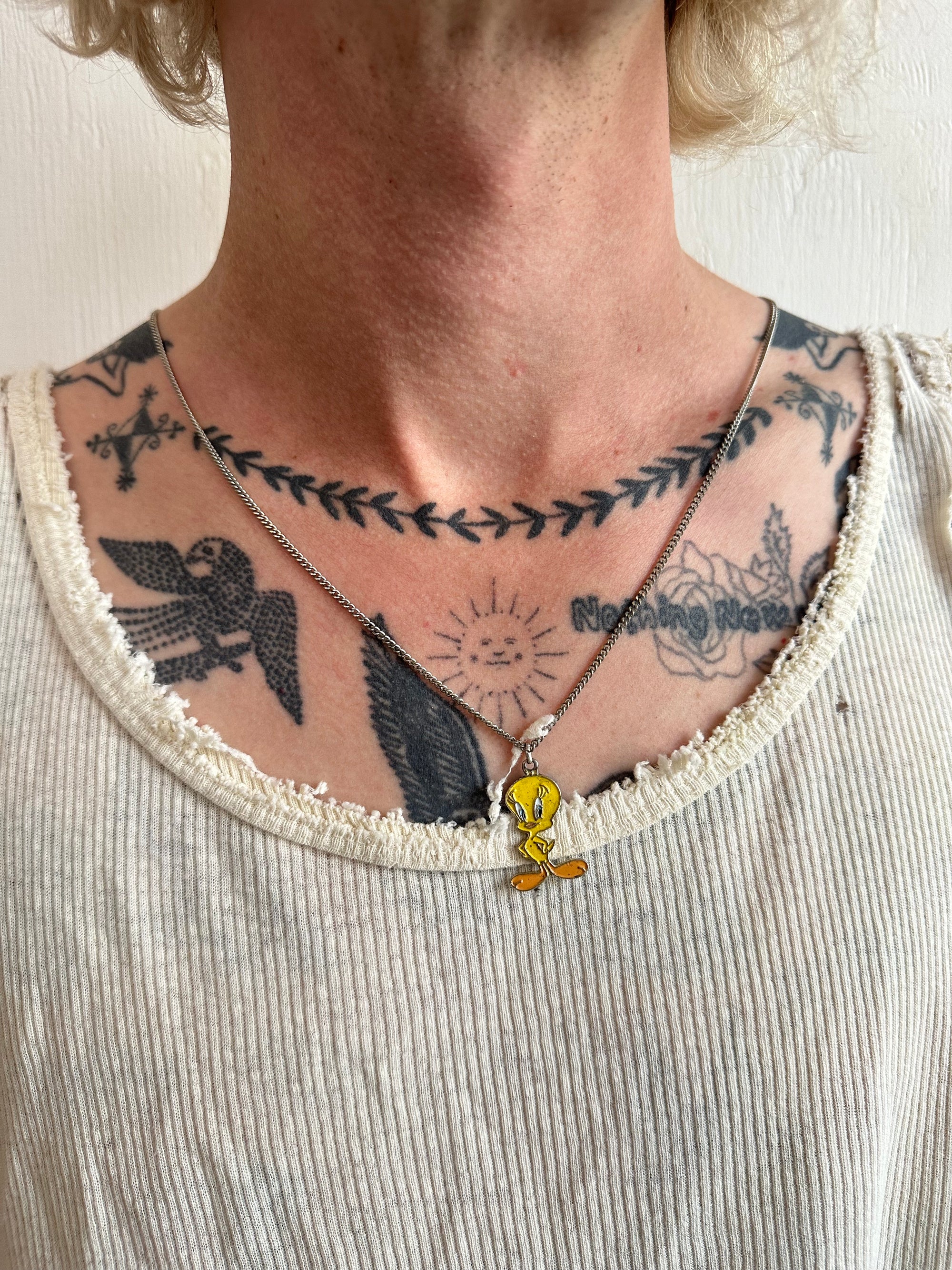 Vintage Tweety Bird Necklace