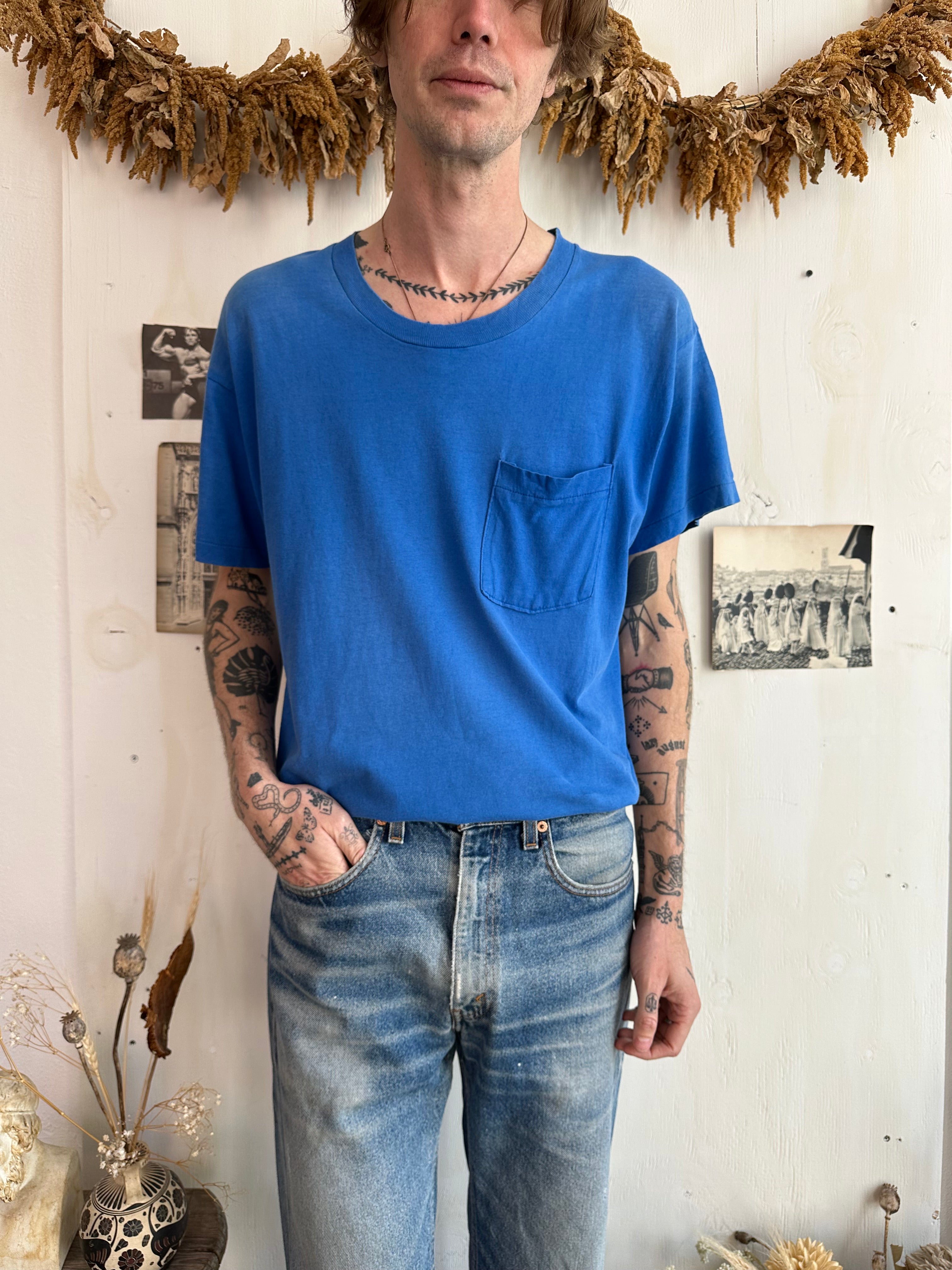 1980s Sunfaded Pocket Tee (XL)