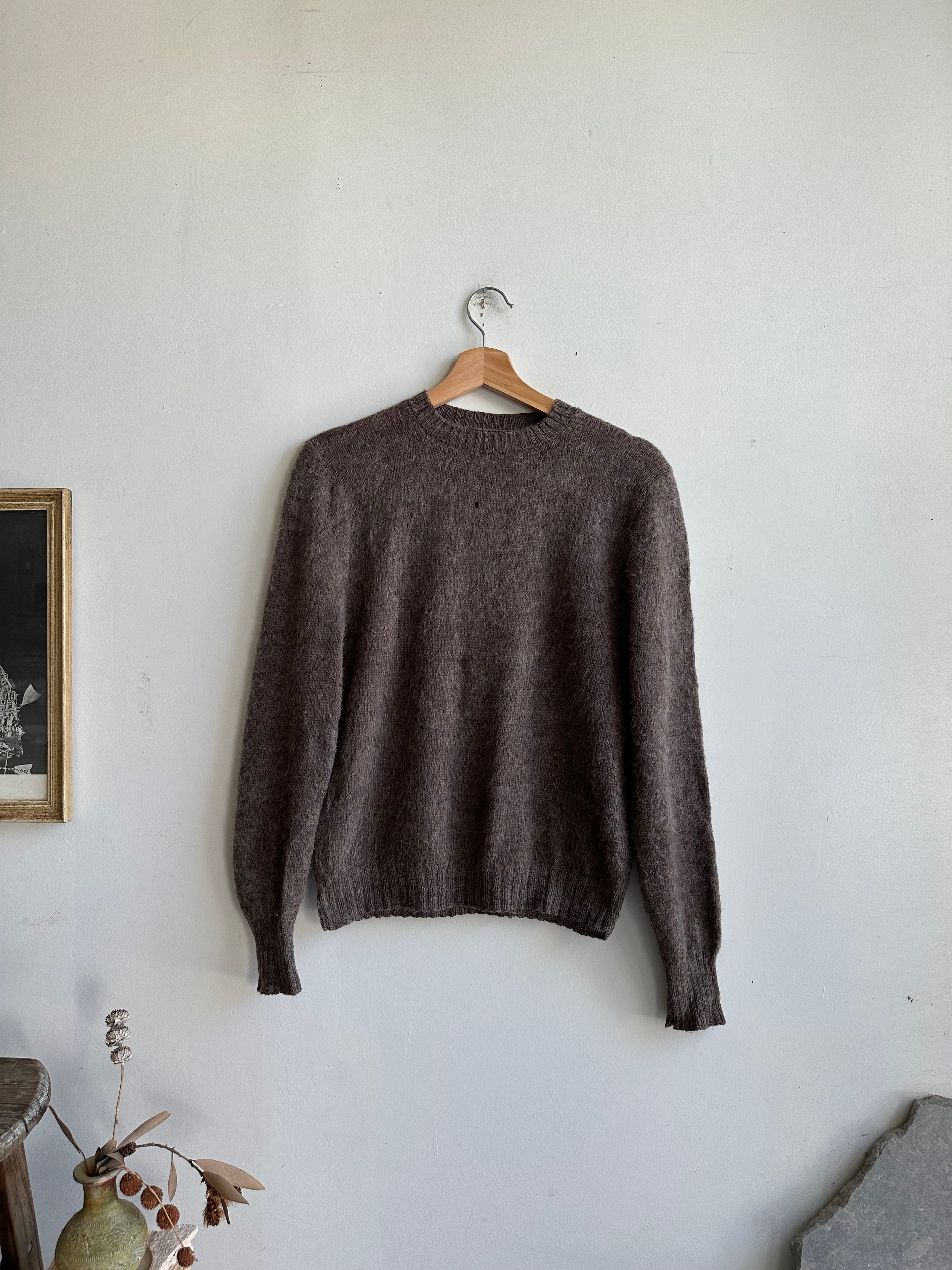 1960s Grey Mohair Sweatshirt (S/M)