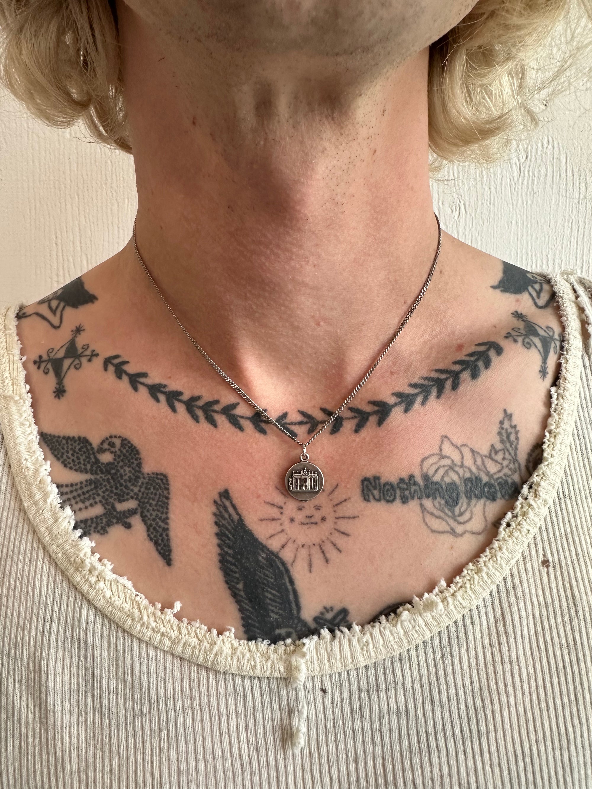 Vintage Basilica Italia Pendant Necklace