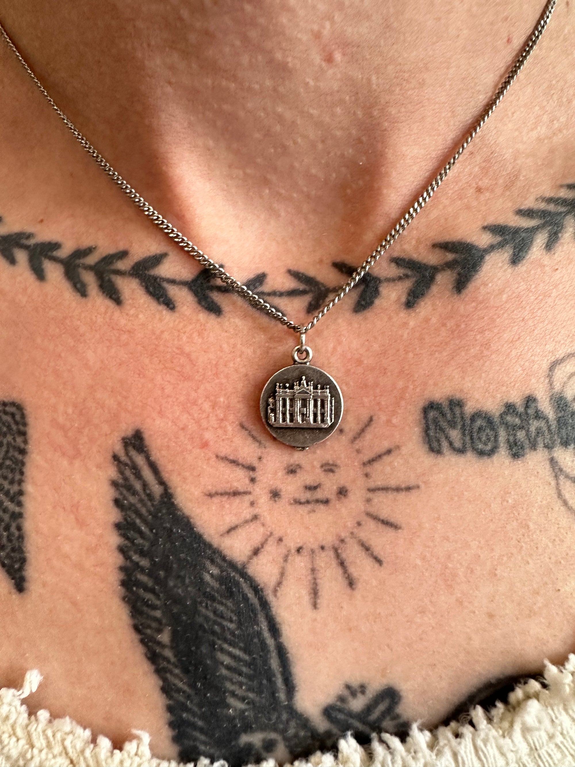 Vintage Basilica Italia Pendant Necklace