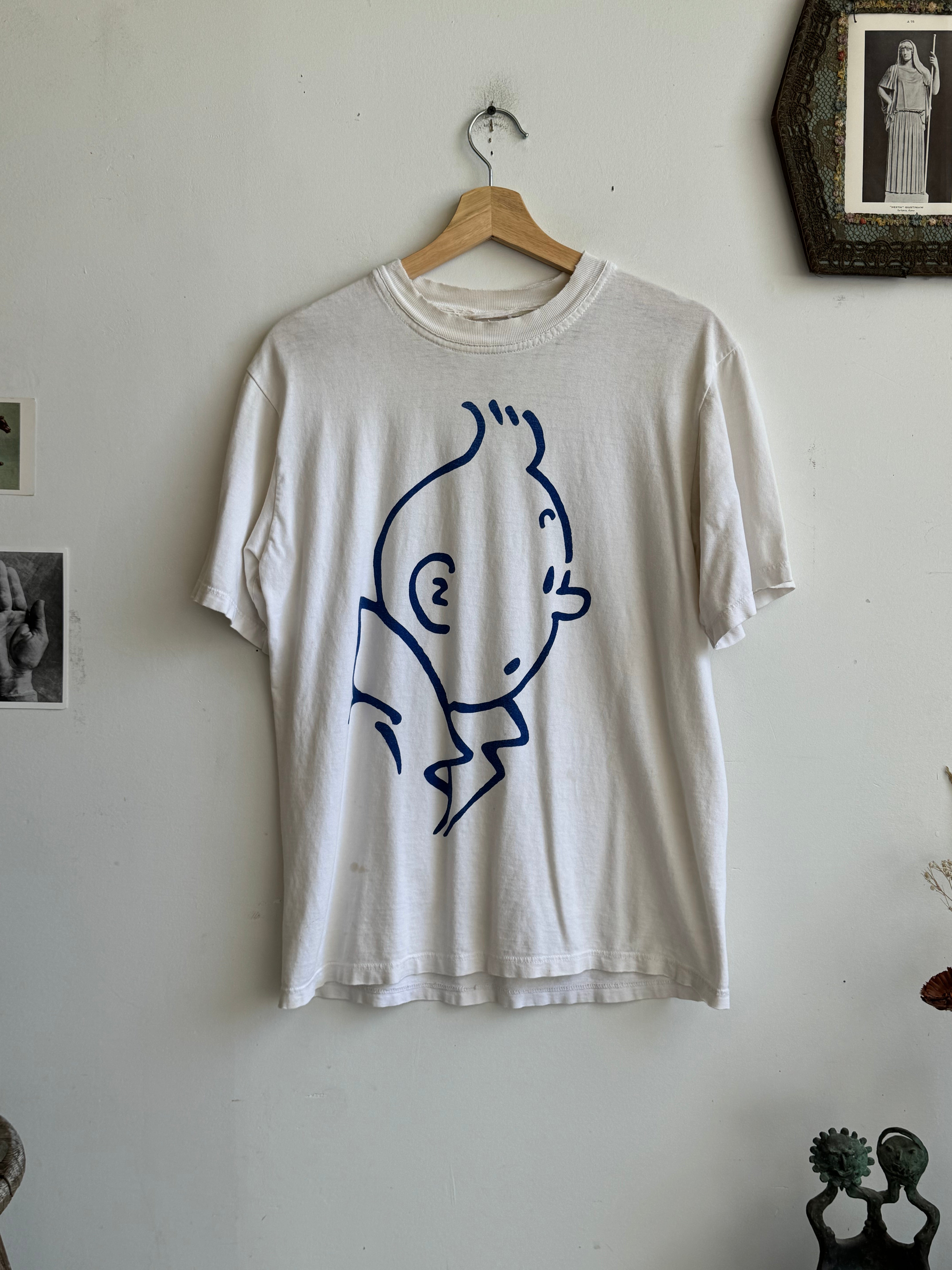 1997 Well-Worn Tin Tin T-Shirt (M/L)