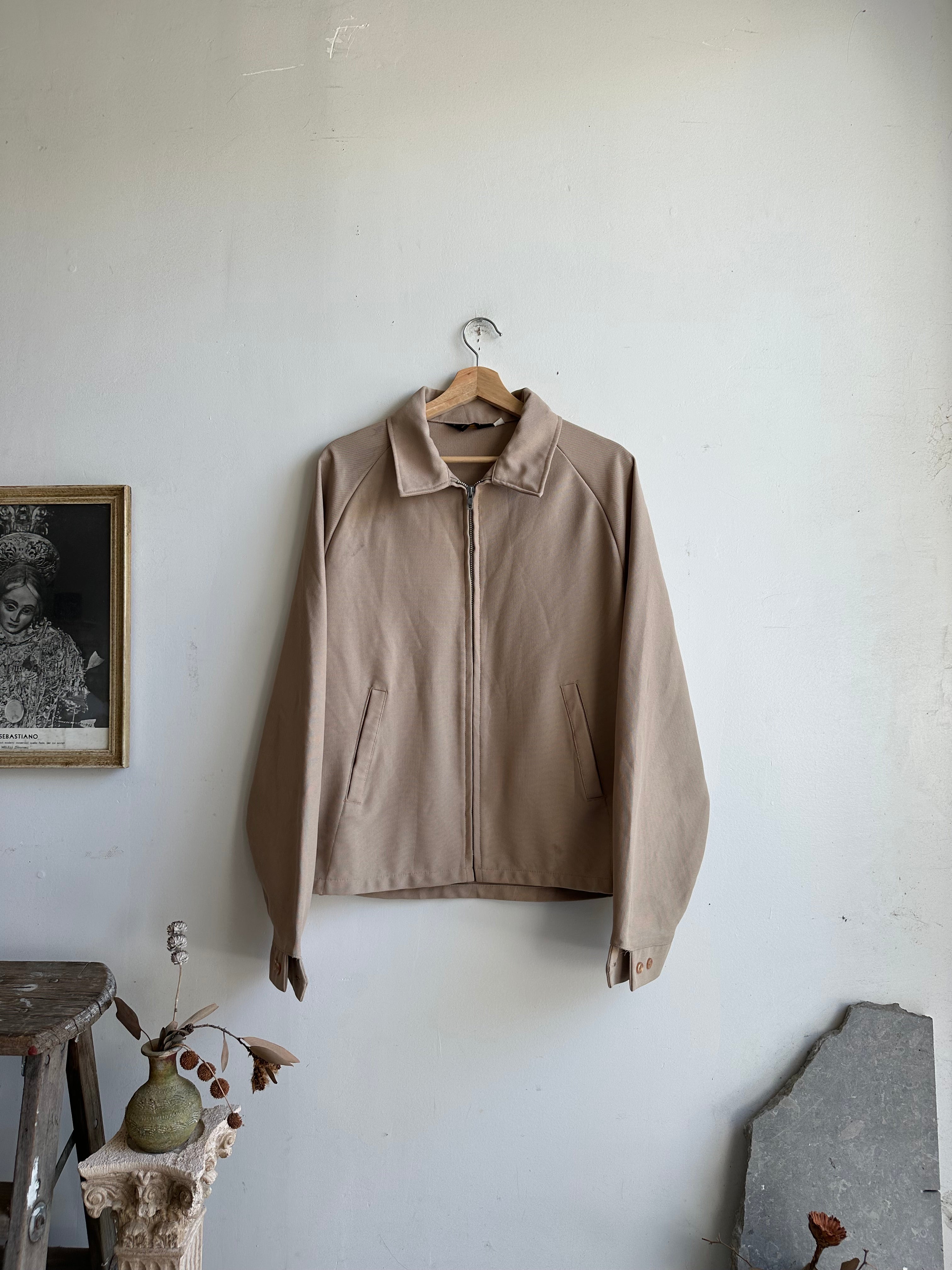 1970s Beige Work Jacket (L)