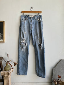 1990s Shredded Levi's 505's (30 x 32)