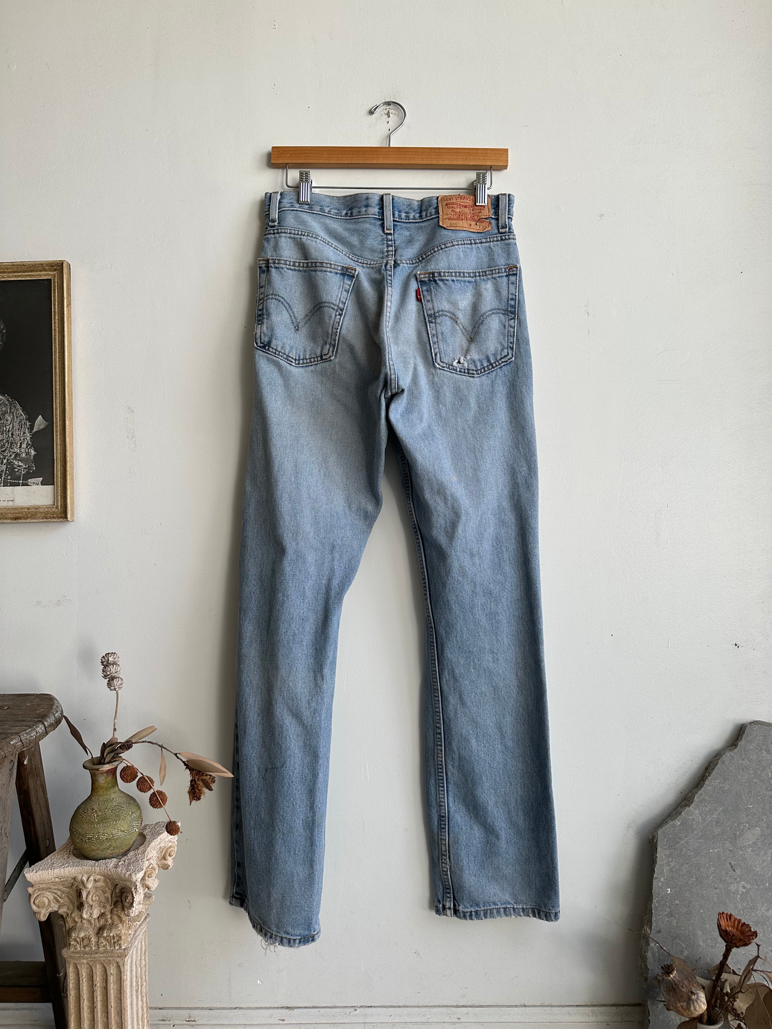 1990s Shredded Levi's 505's (30 x 32)