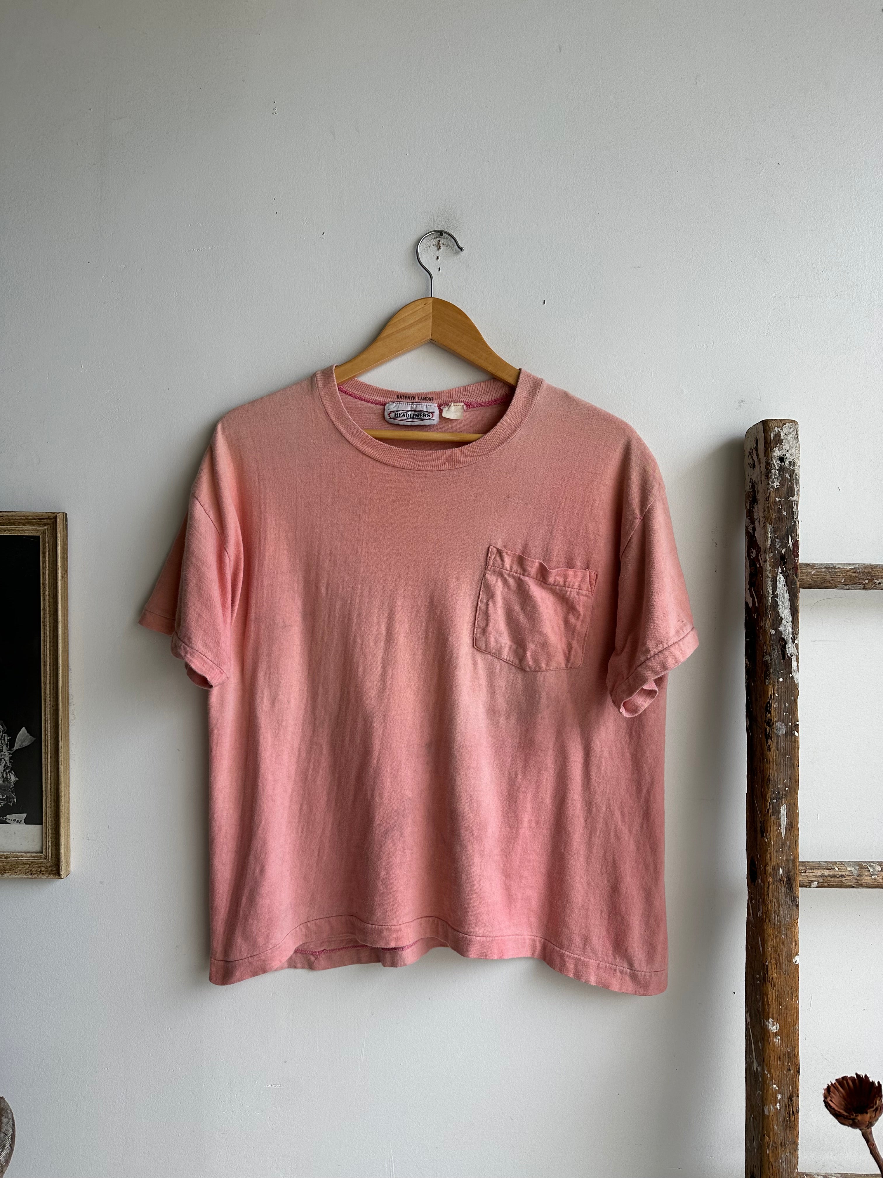 1980s Soft Pink Pocket Blank (M)