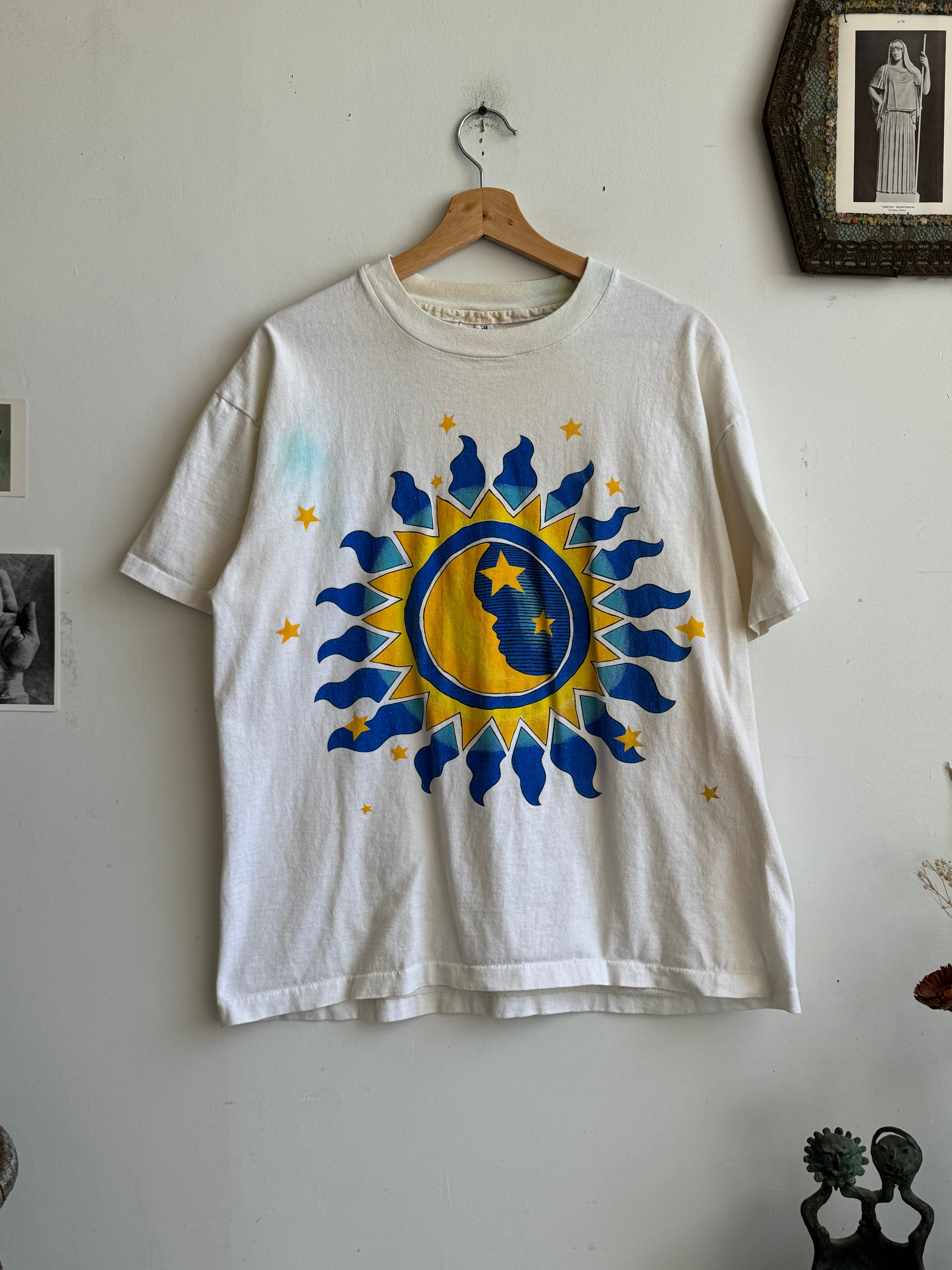 1990s Moon and Stars T-Shirt (L/XL)