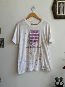 1980s Thrashed Great Things Taking Shape T-Shirt (XL)