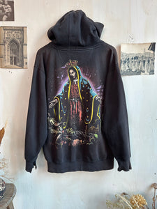 2000s Sunfaded Virgin Mary Hoodie (Boxy XL)