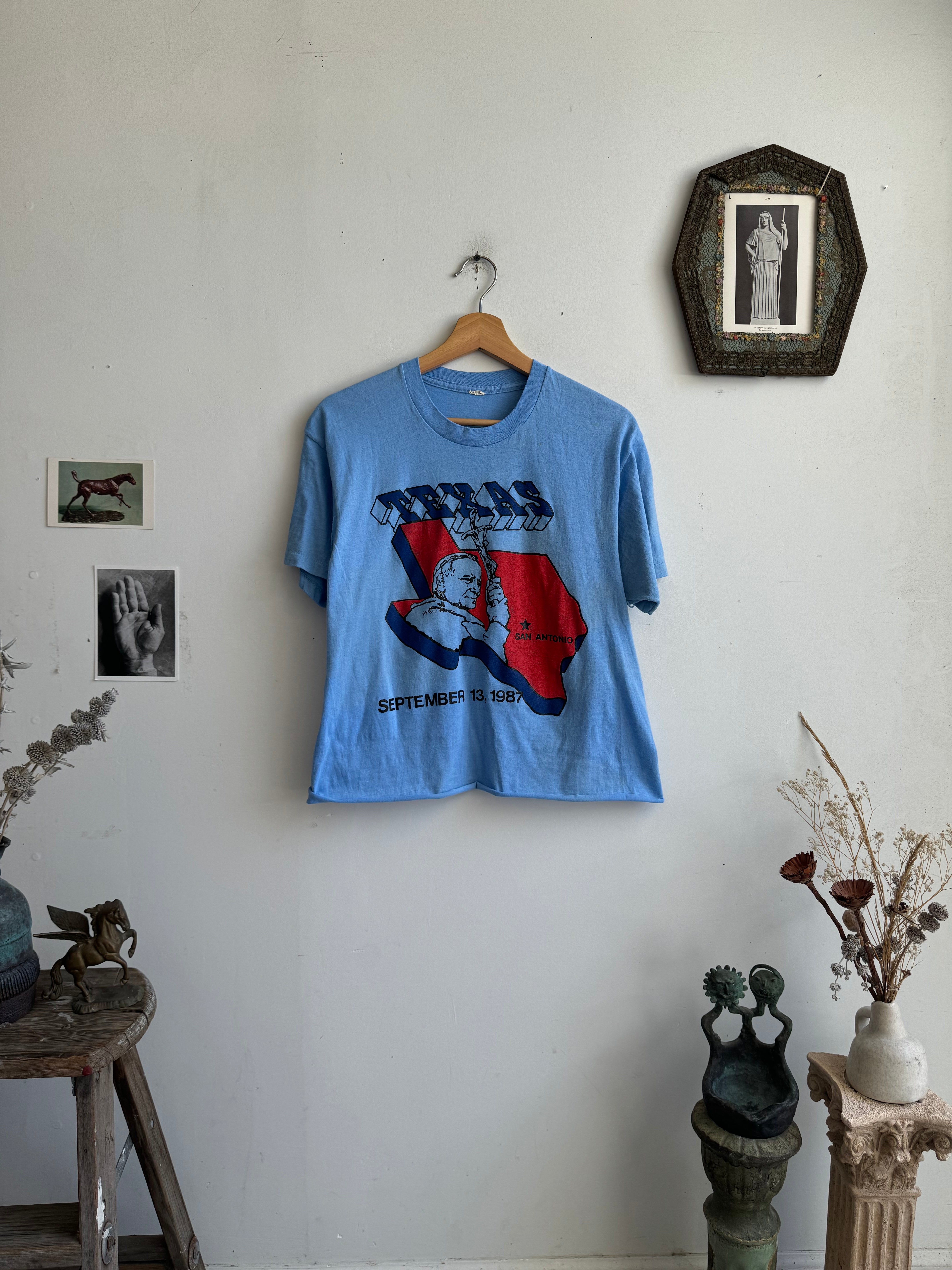 1987 Chopped Texas Pope Tee (Boxy S)