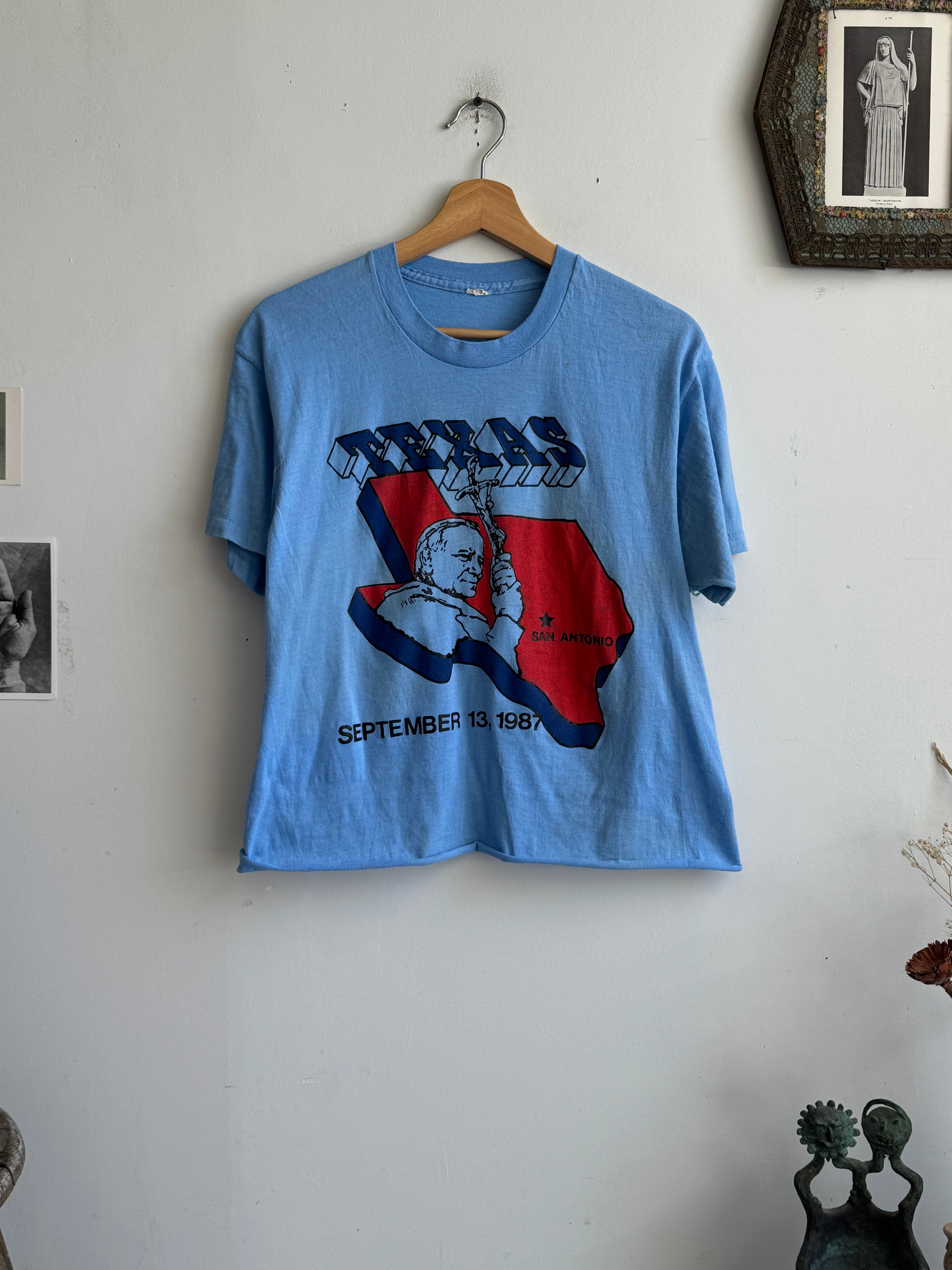 1987 Chopped Texas Pope Tee (Boxy S)
