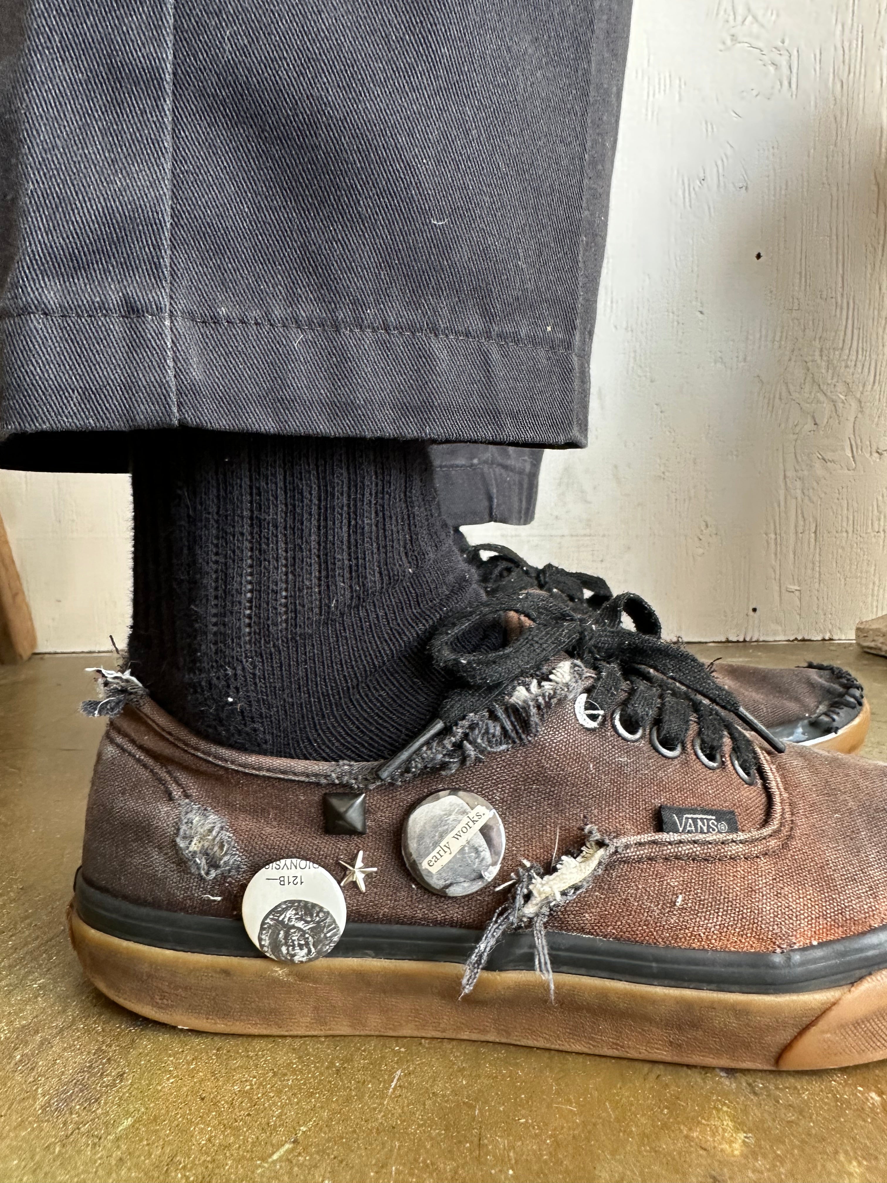 Vintage Repaired Crust Vans (8 1/2 - 9)