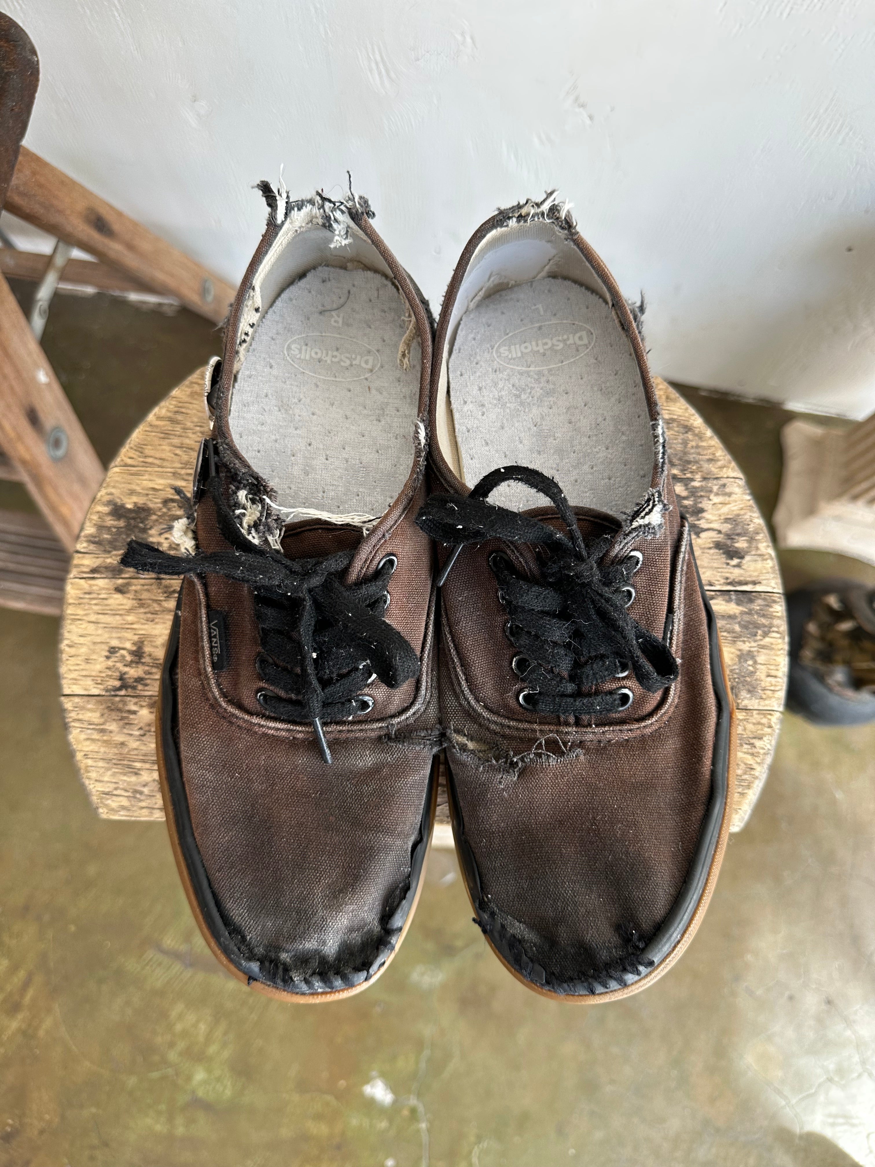 Vintage Repaired Crust Vans (8 1/2 - 9)