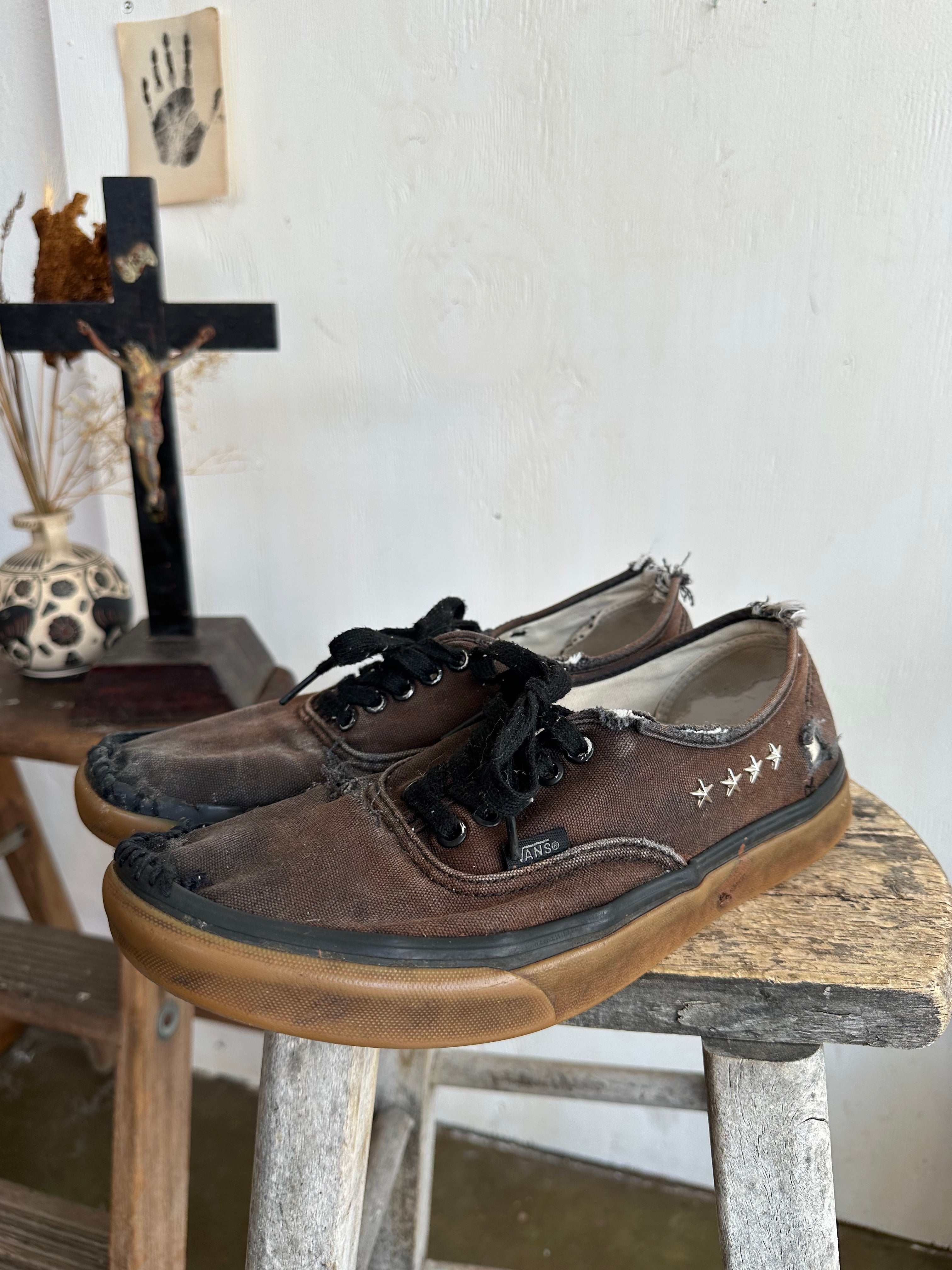 Vintage Repaired Crust Vans (8 1/2 - 9)