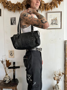 Vintage Studded Leather Bag