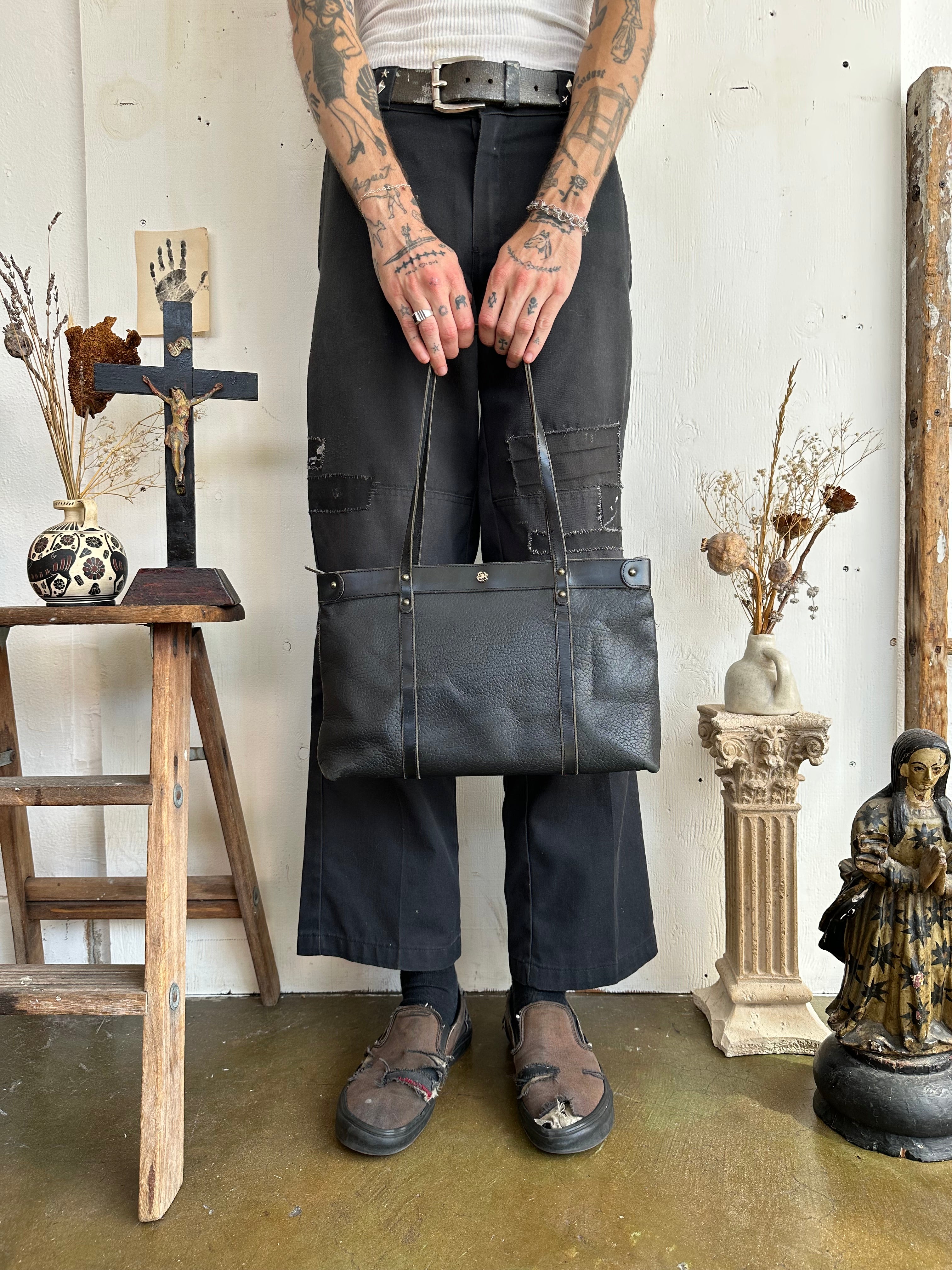 1990s USA Leather Bag