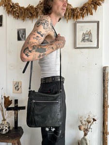 Vintage Soft Leather Handbag W/ Tassle