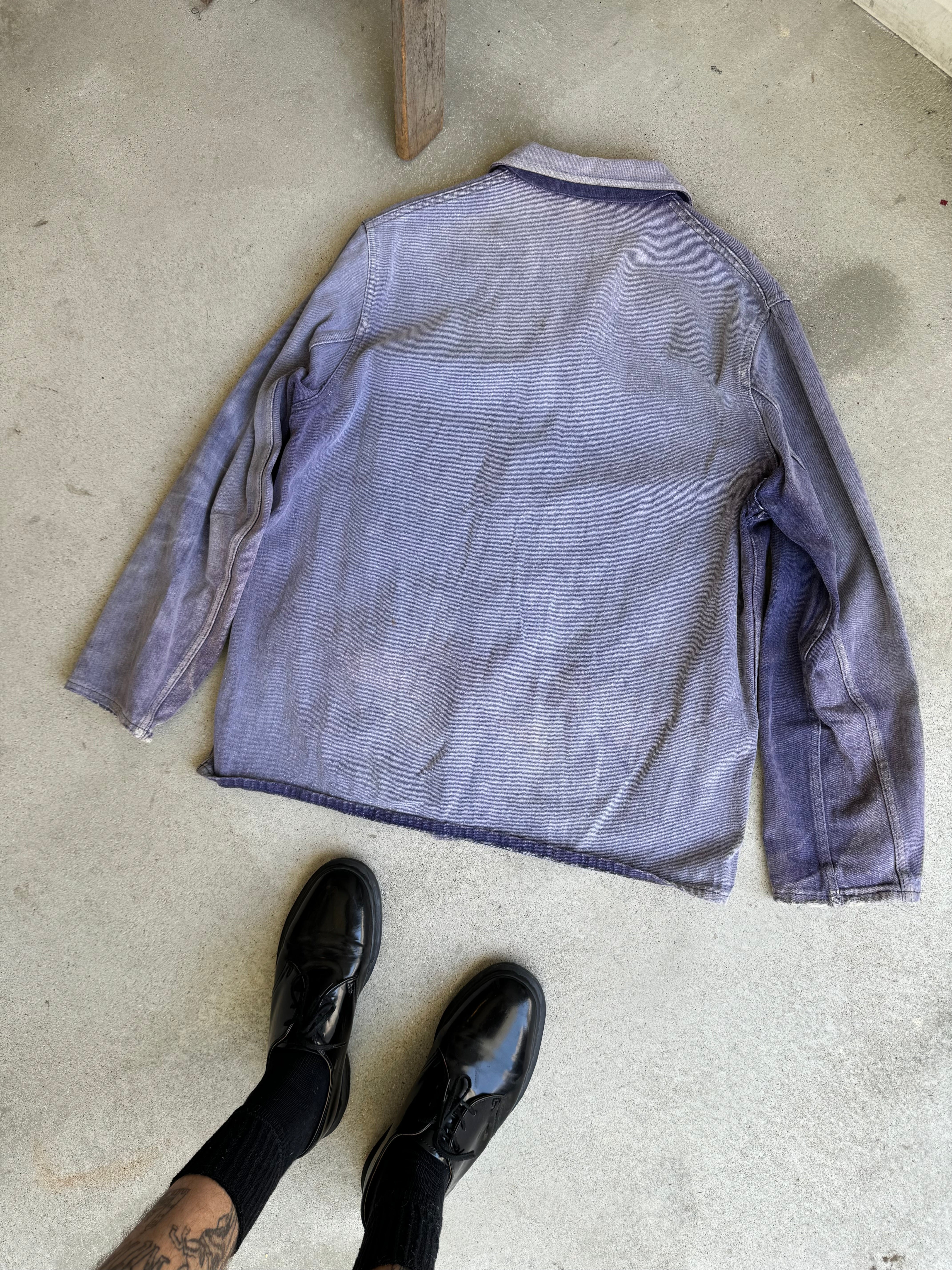 1970s Sunfaded Purple Chore Jacket (XL)