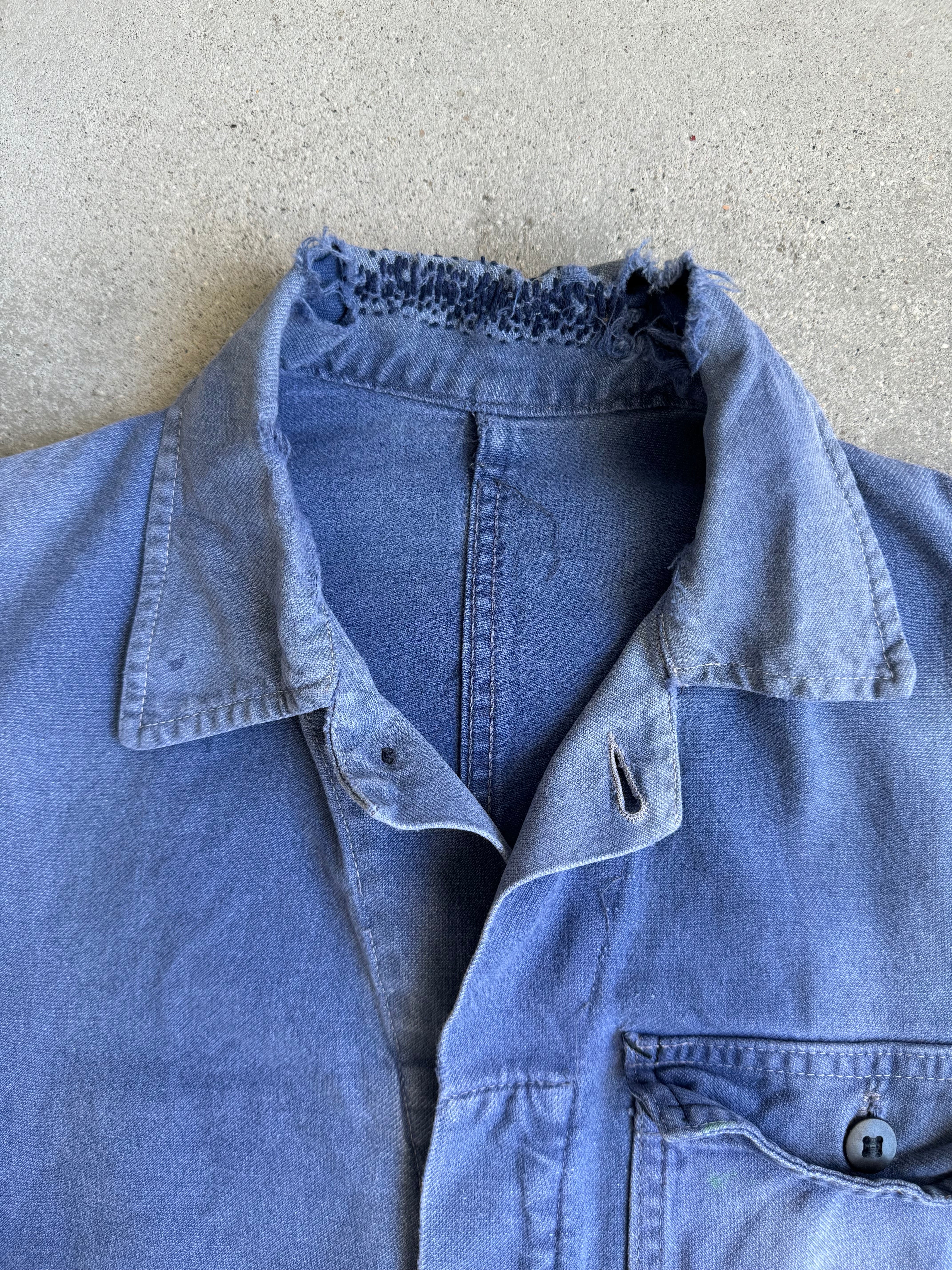 1980s Faded Jeumont-Scheider Chore Jacket (L)