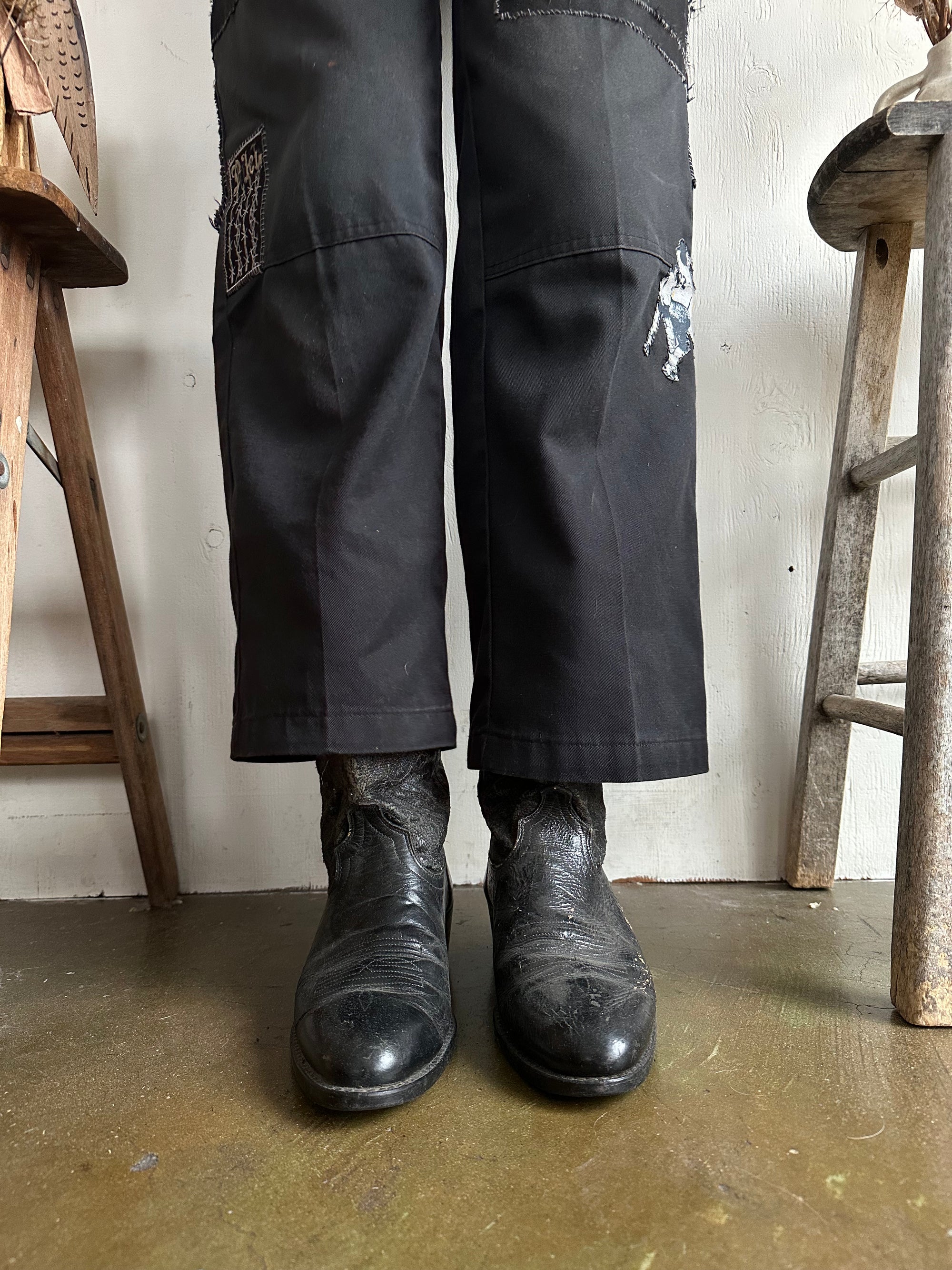 Vintage Well Worn Cowboy Boots