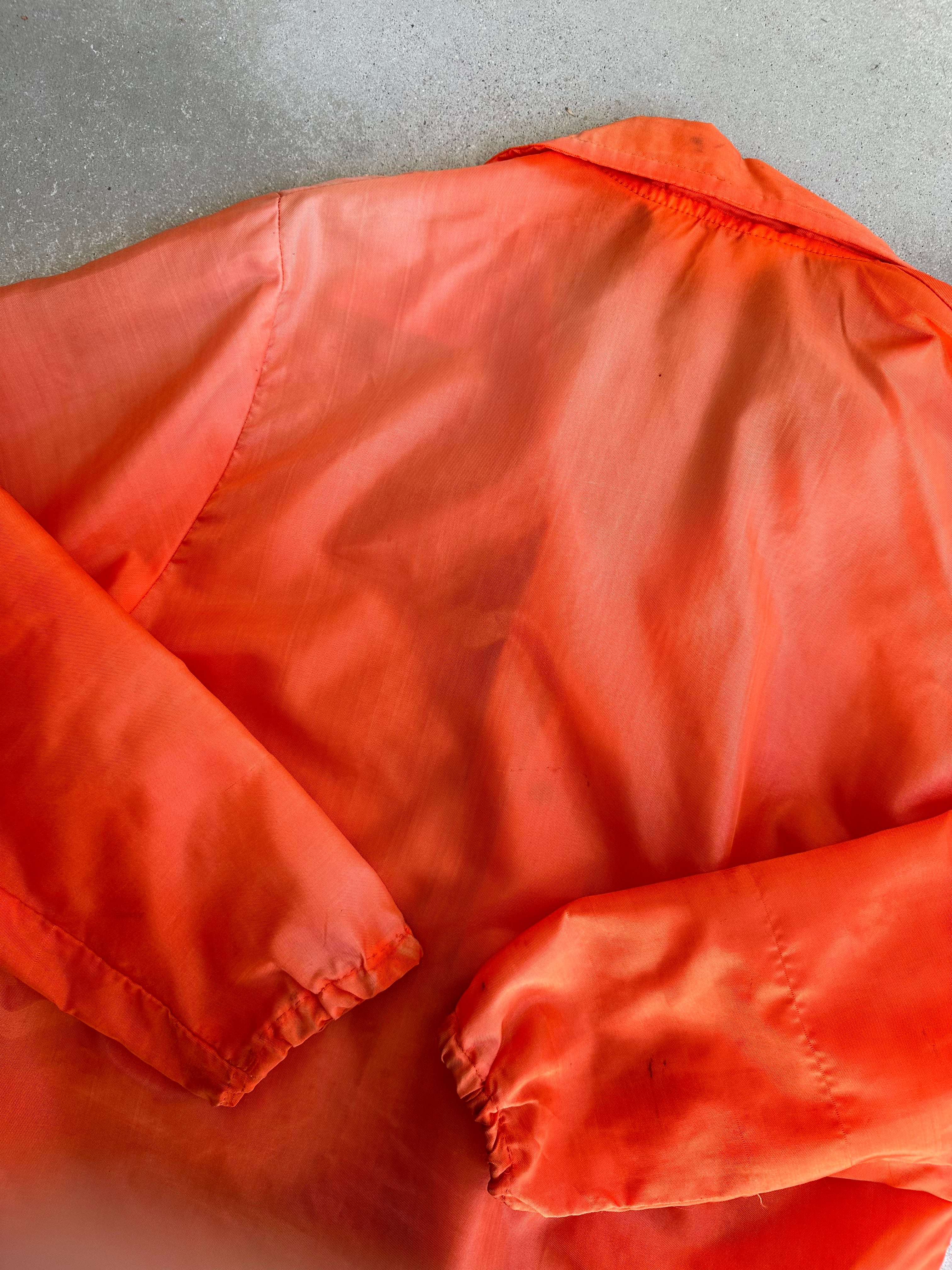 1970s Sunfaded Orange Nylon Jacket (L)