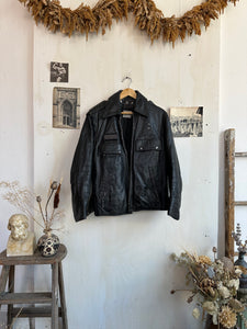 1970s Thick Leather Jacket (Size 36/M)