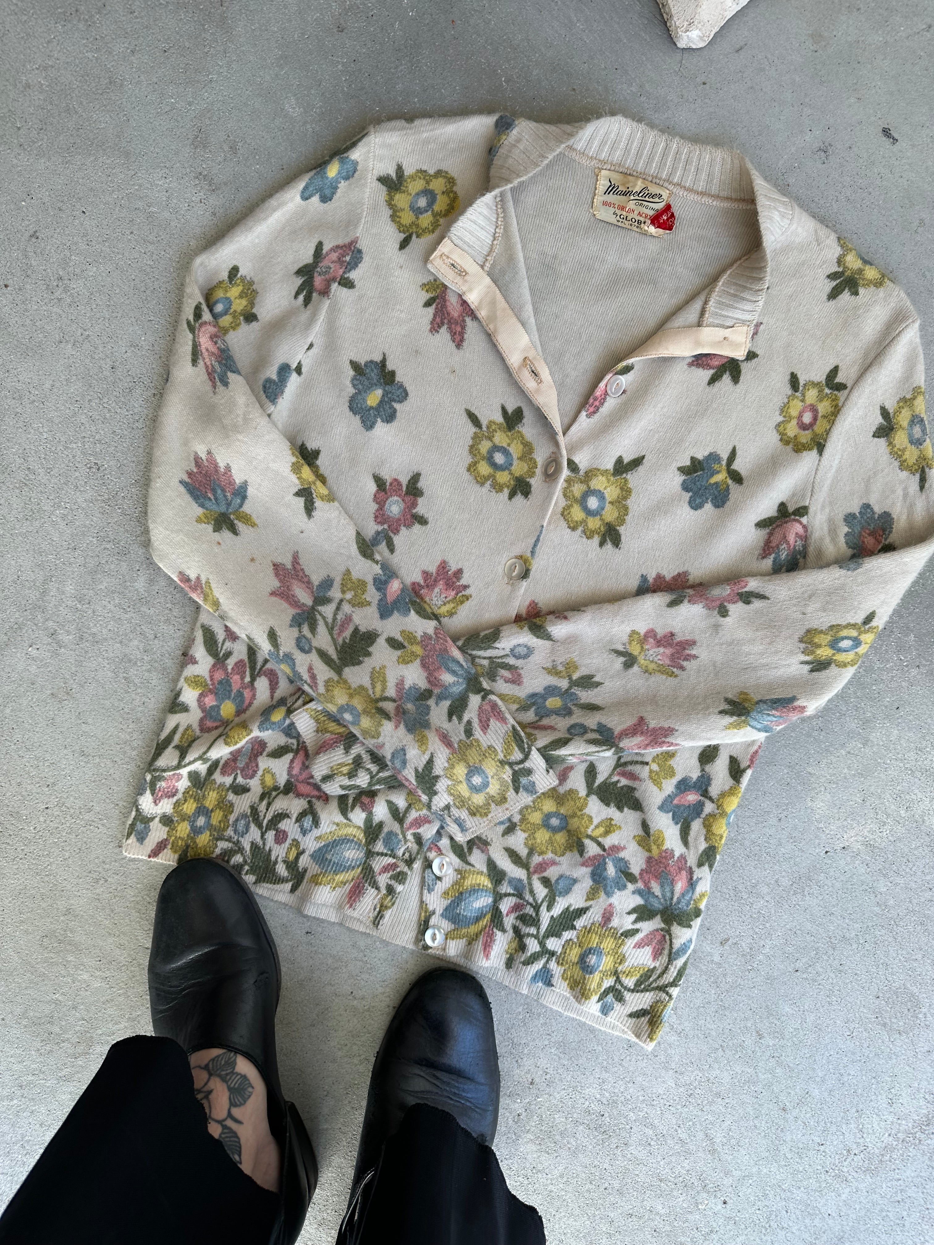 1960s Flower Knit (S/M)