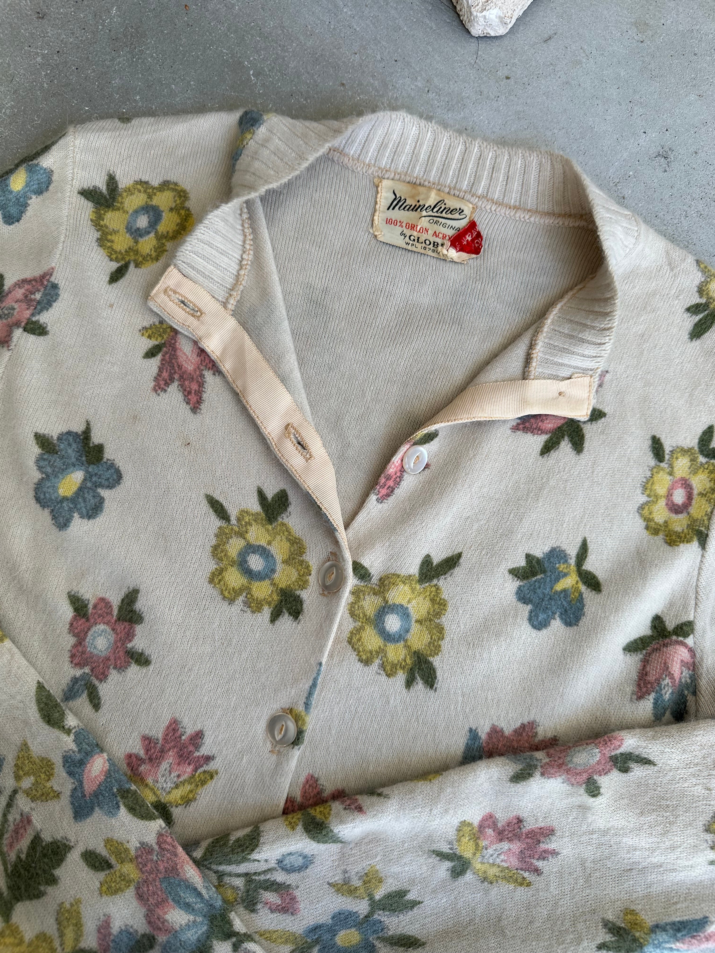 1960s Flower Knit (S/M)