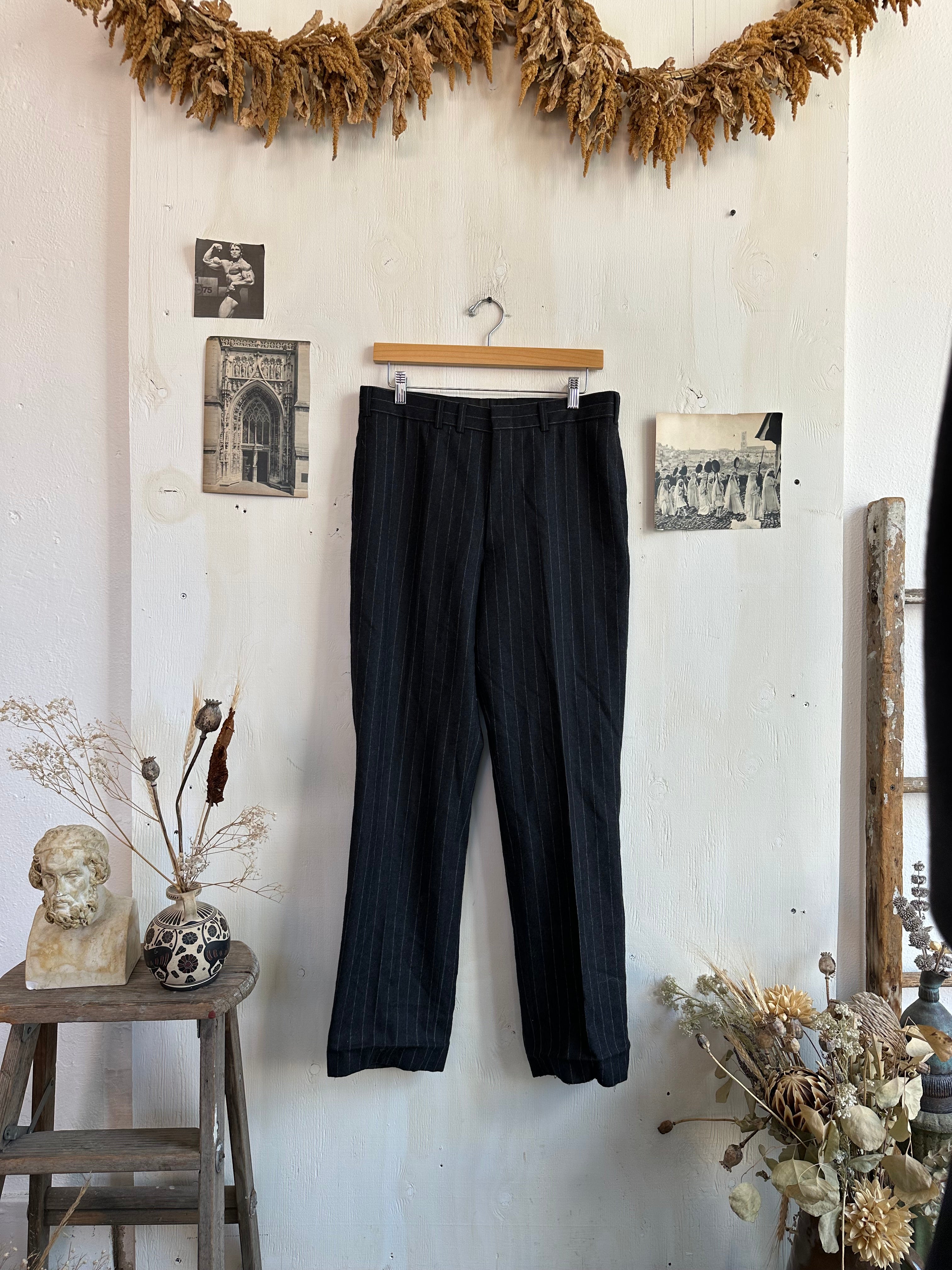 1980s Pinstripe Trousers (32/30)