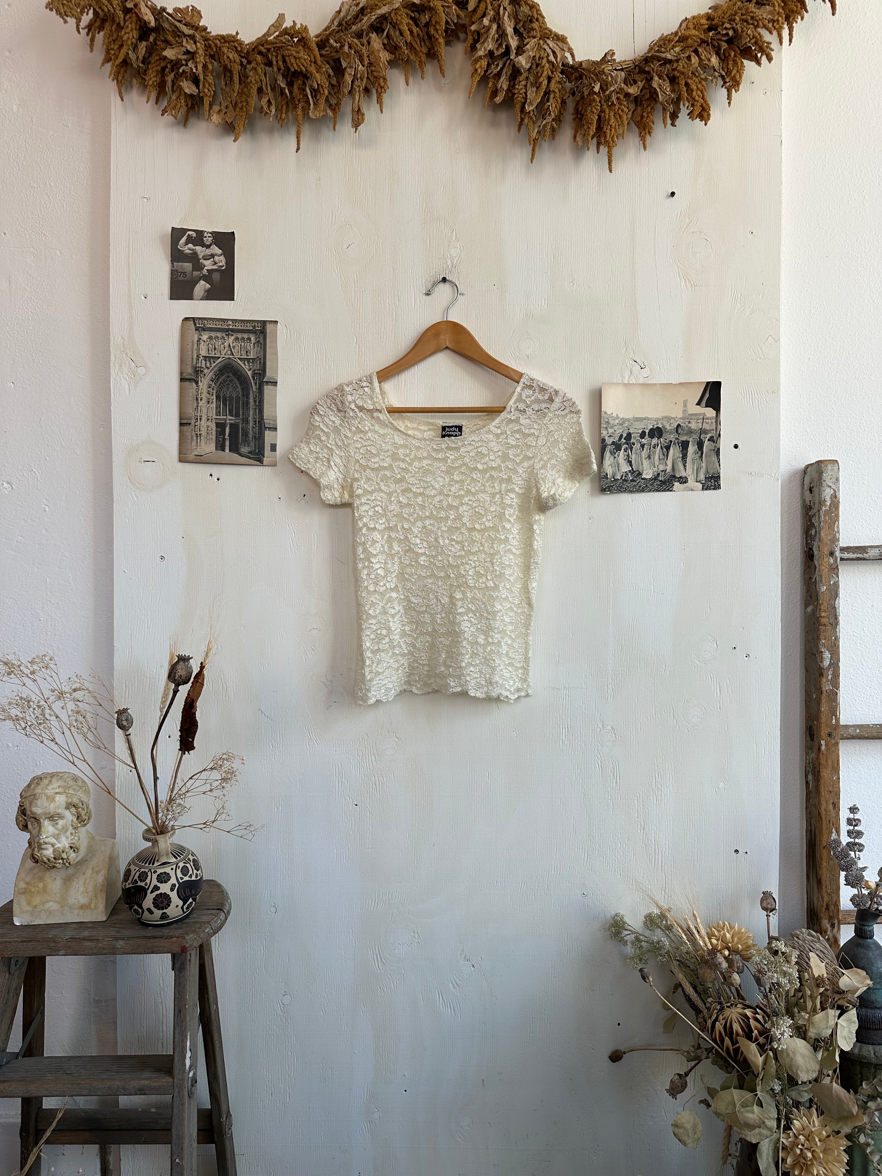 1980s Lace Tee (XS/S)
