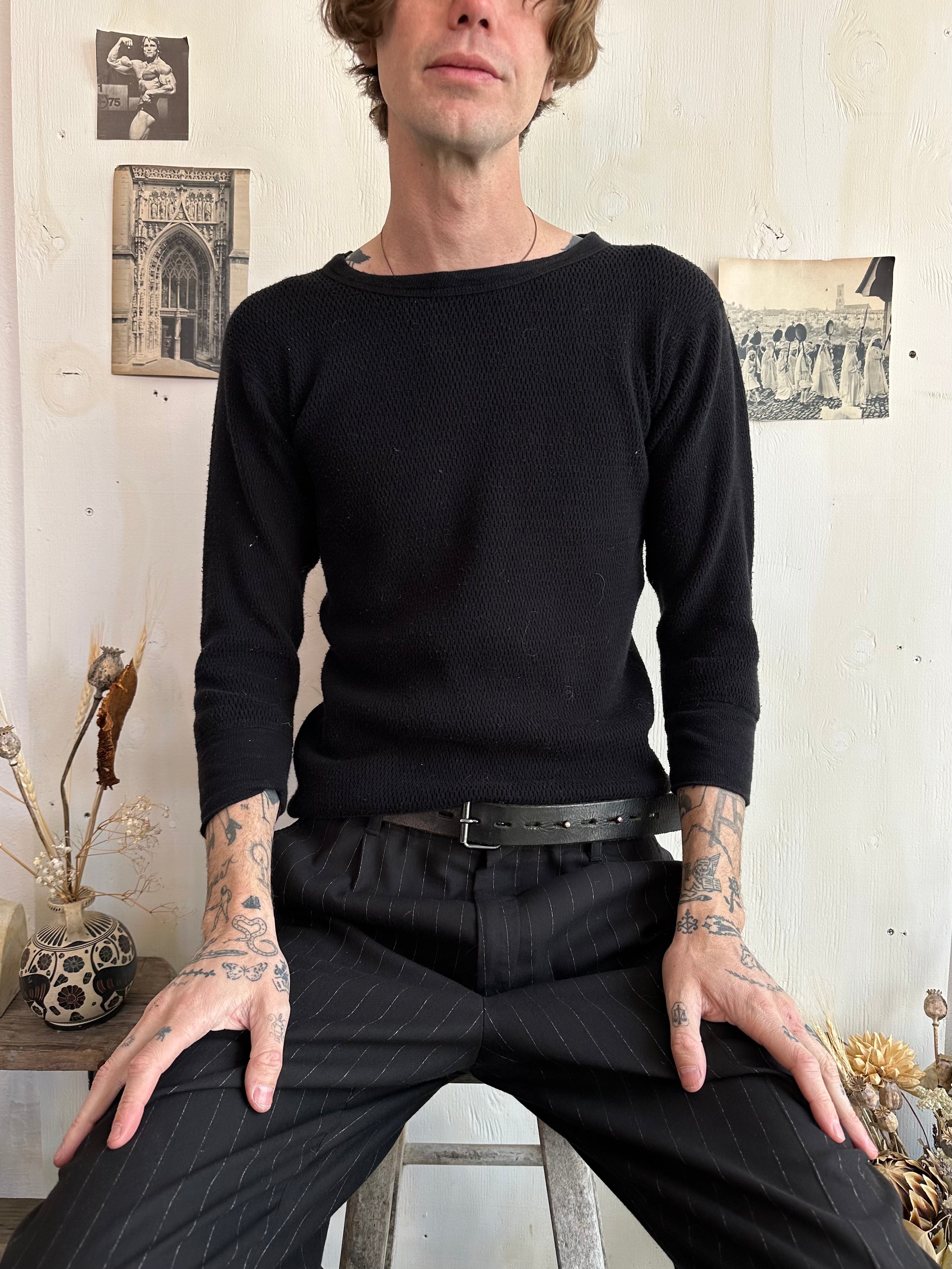 1970s Jet Black Thermal (M)
