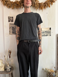 1980s Sunfaded Black Blank (Boxy M)