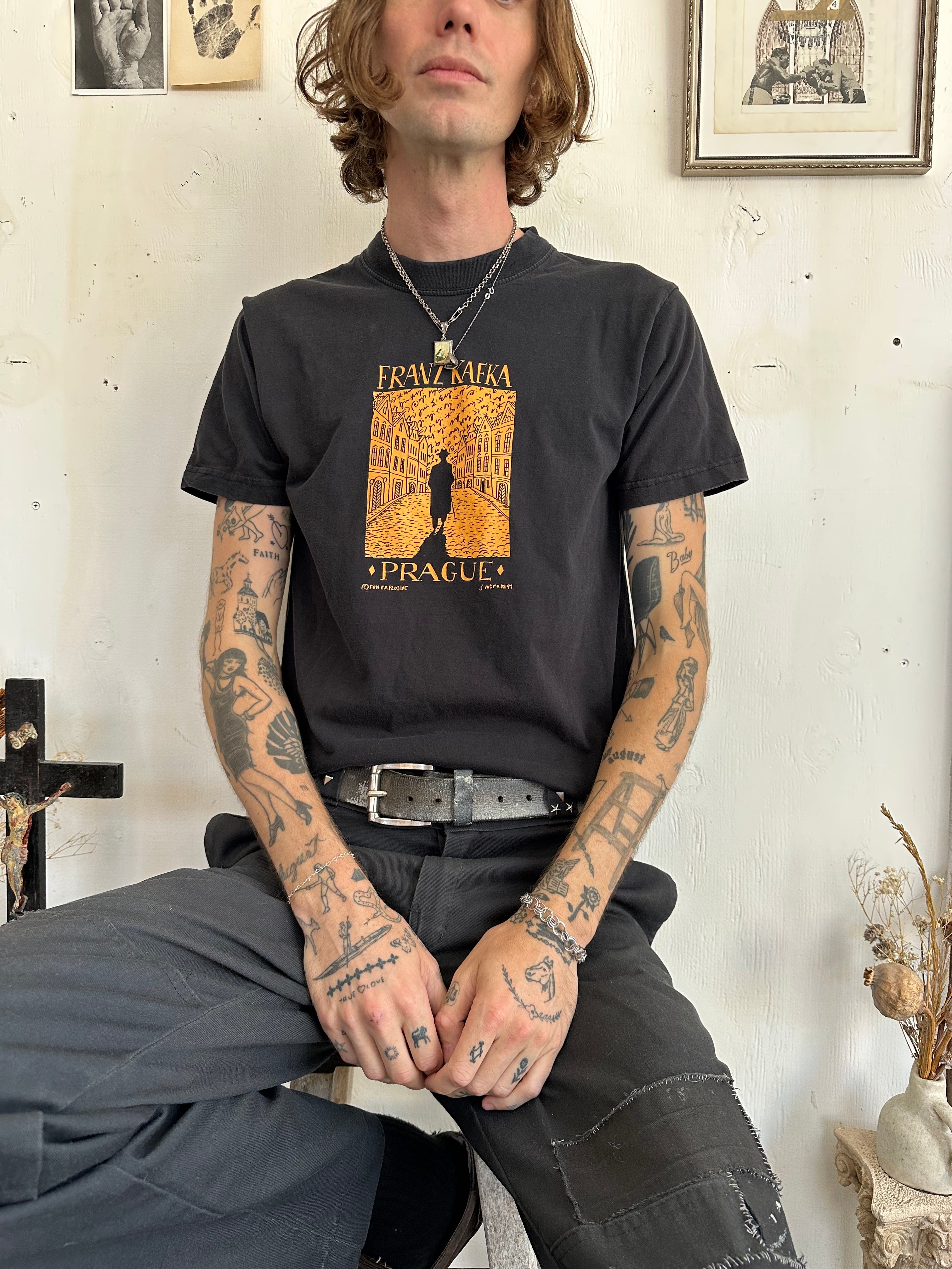 1997 Franz Kafka Prague T-Shirt (M)