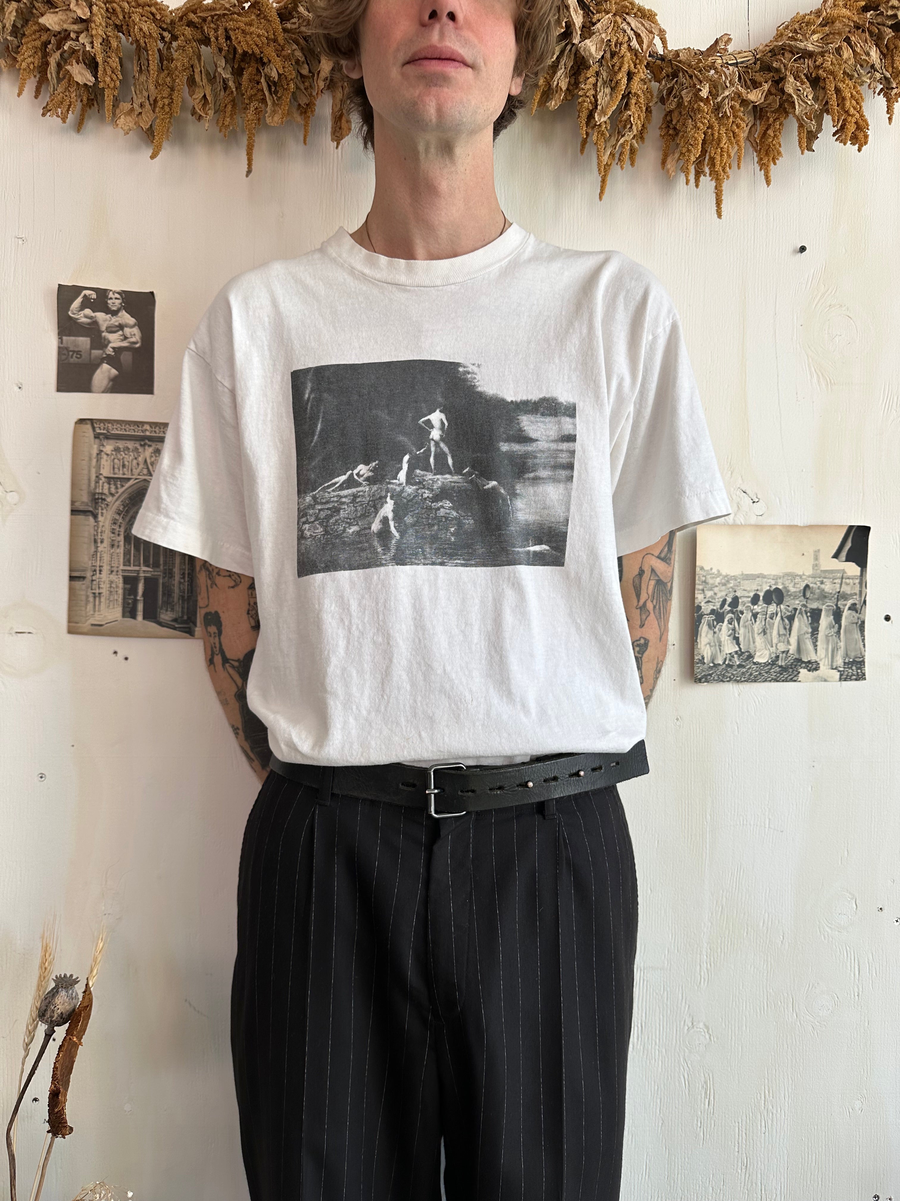 1990 Thomas Eakins Photography Museum Exhibit T-Shirt (Boxy XL)