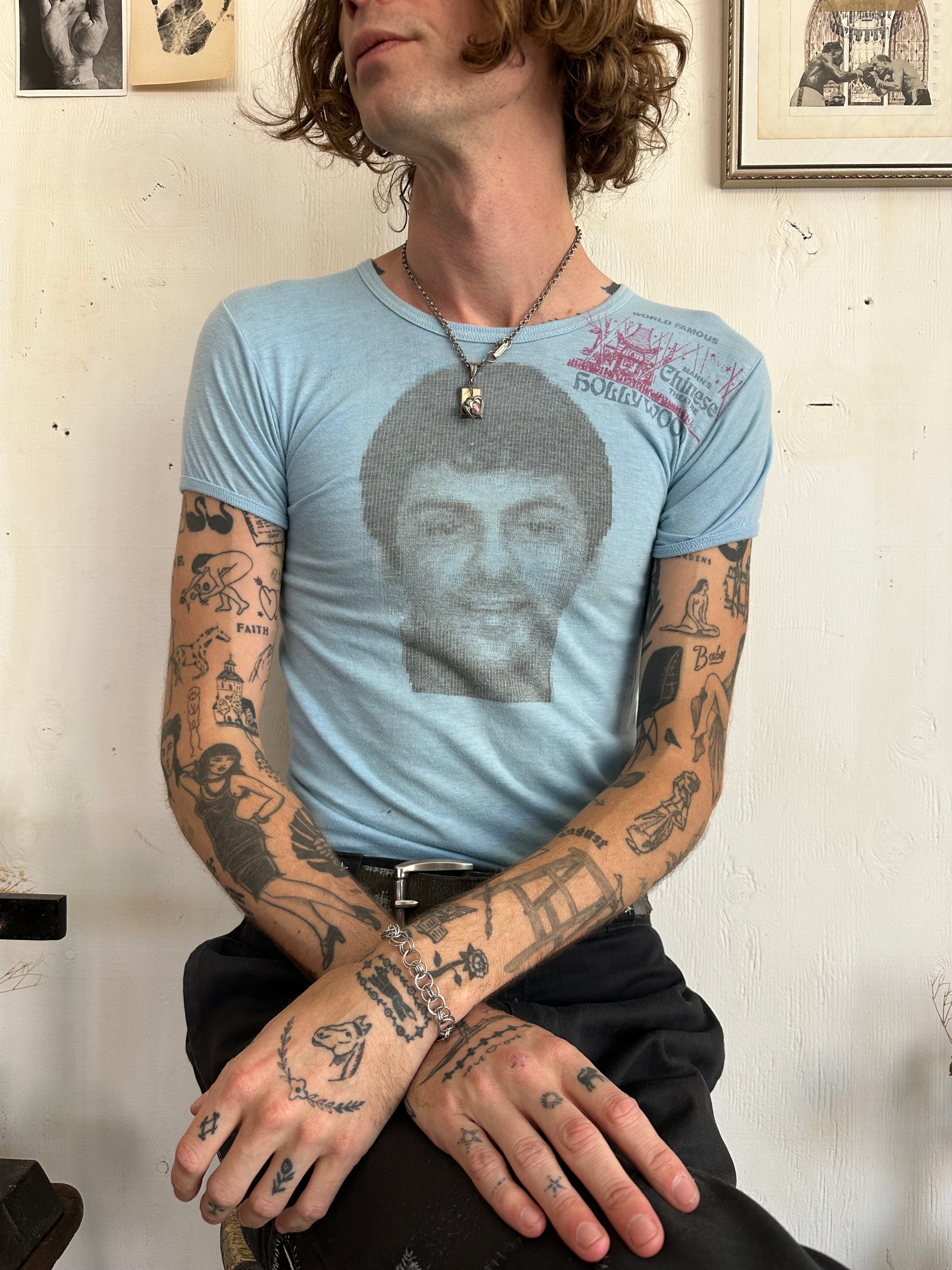 1970s Faded Chinese Theater Hollywood T-Shirt (S)