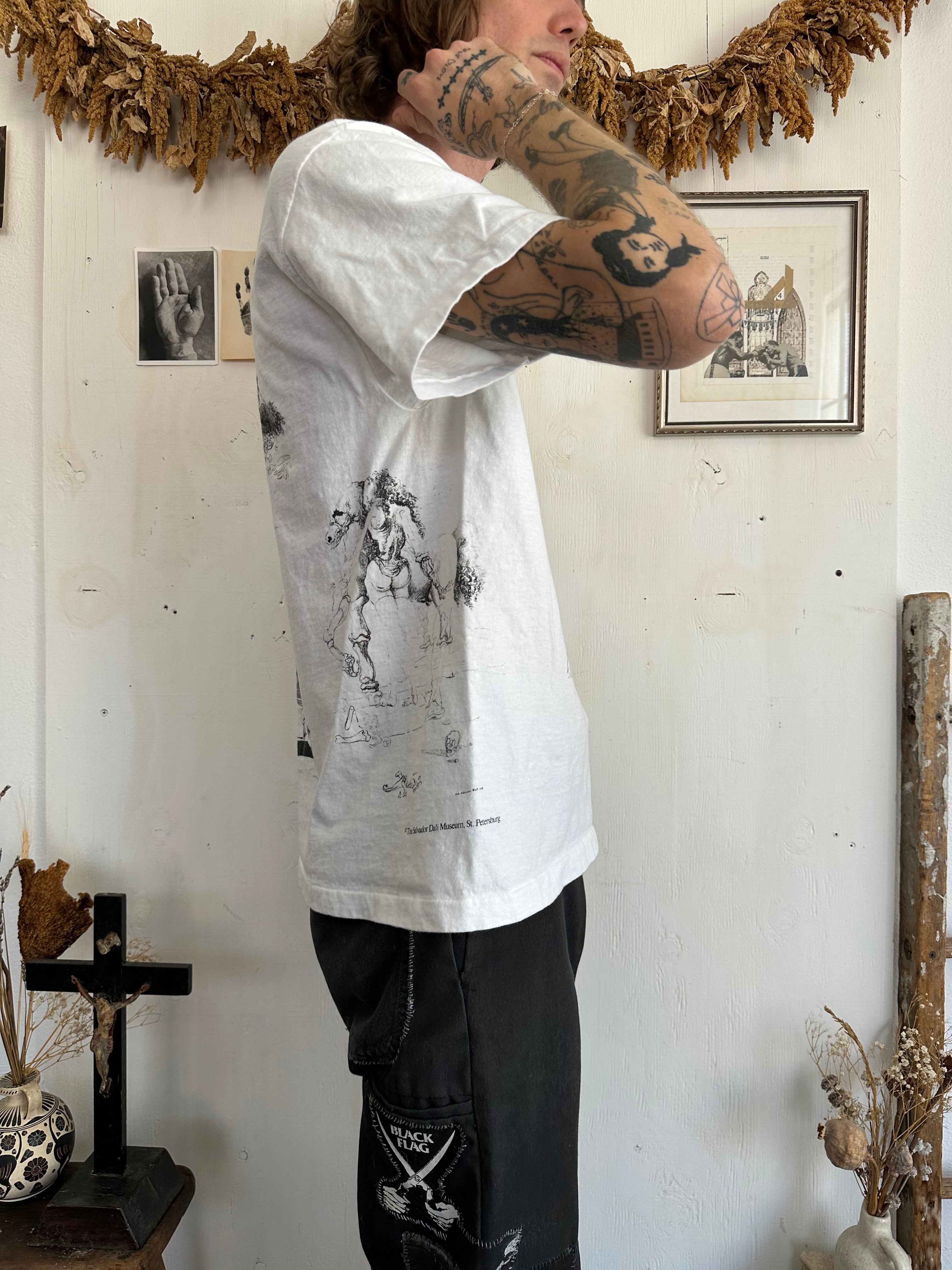 1990s Salvador Dali All-Over Print Tee (L)
