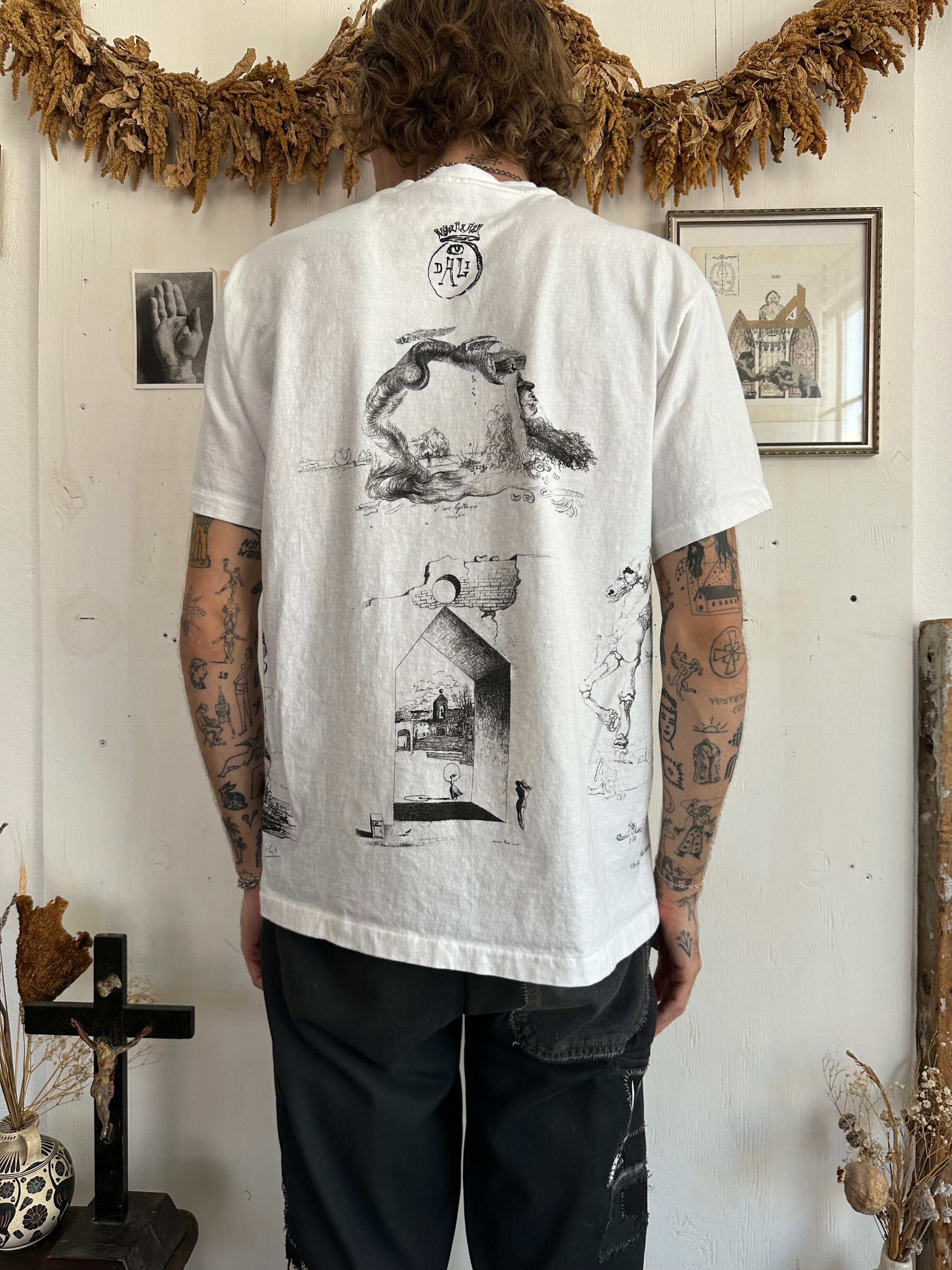 1990s Salvador Dali All-Over Print Tee (L)