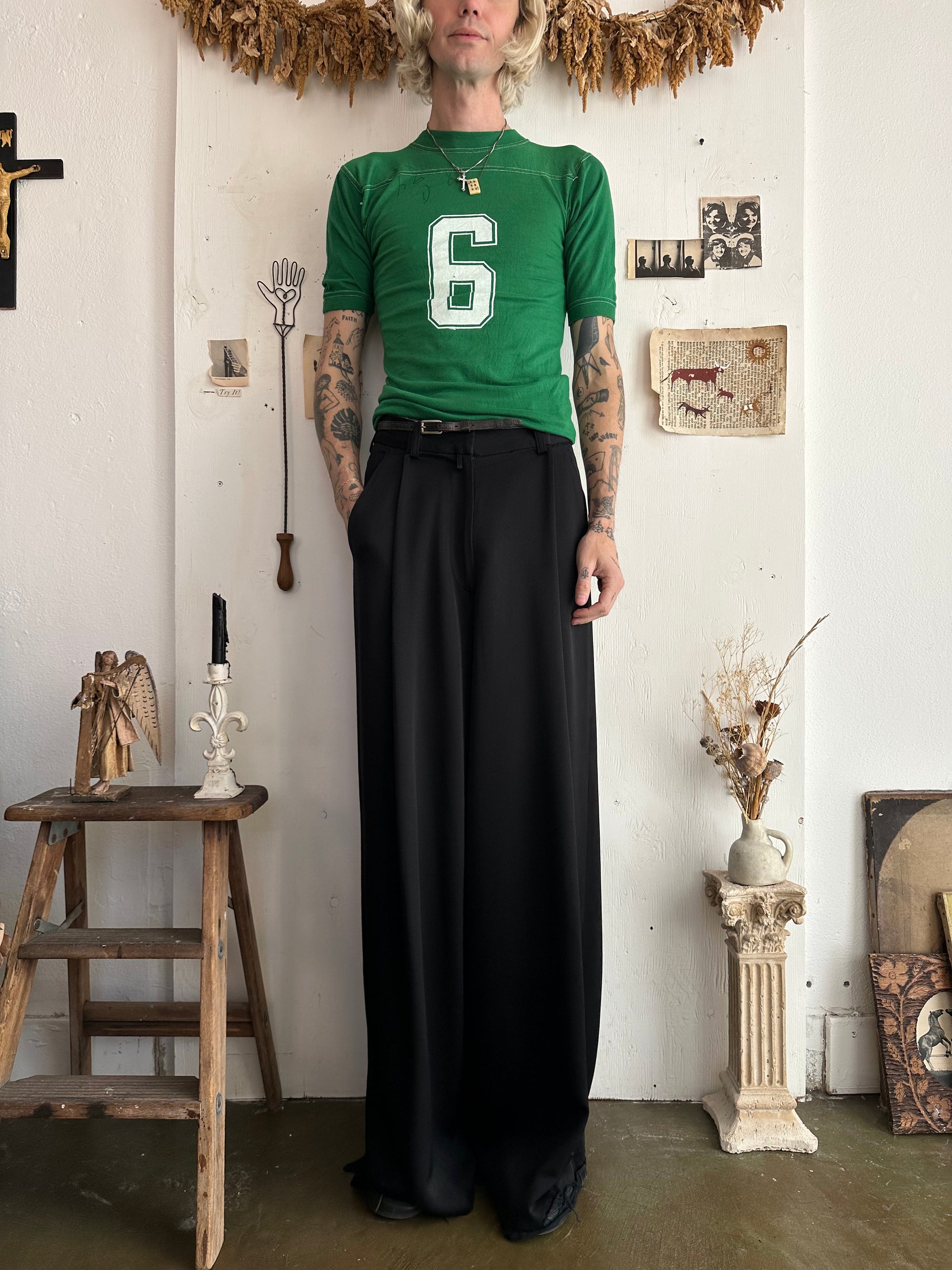 1970s Number 6 Athletic Tee