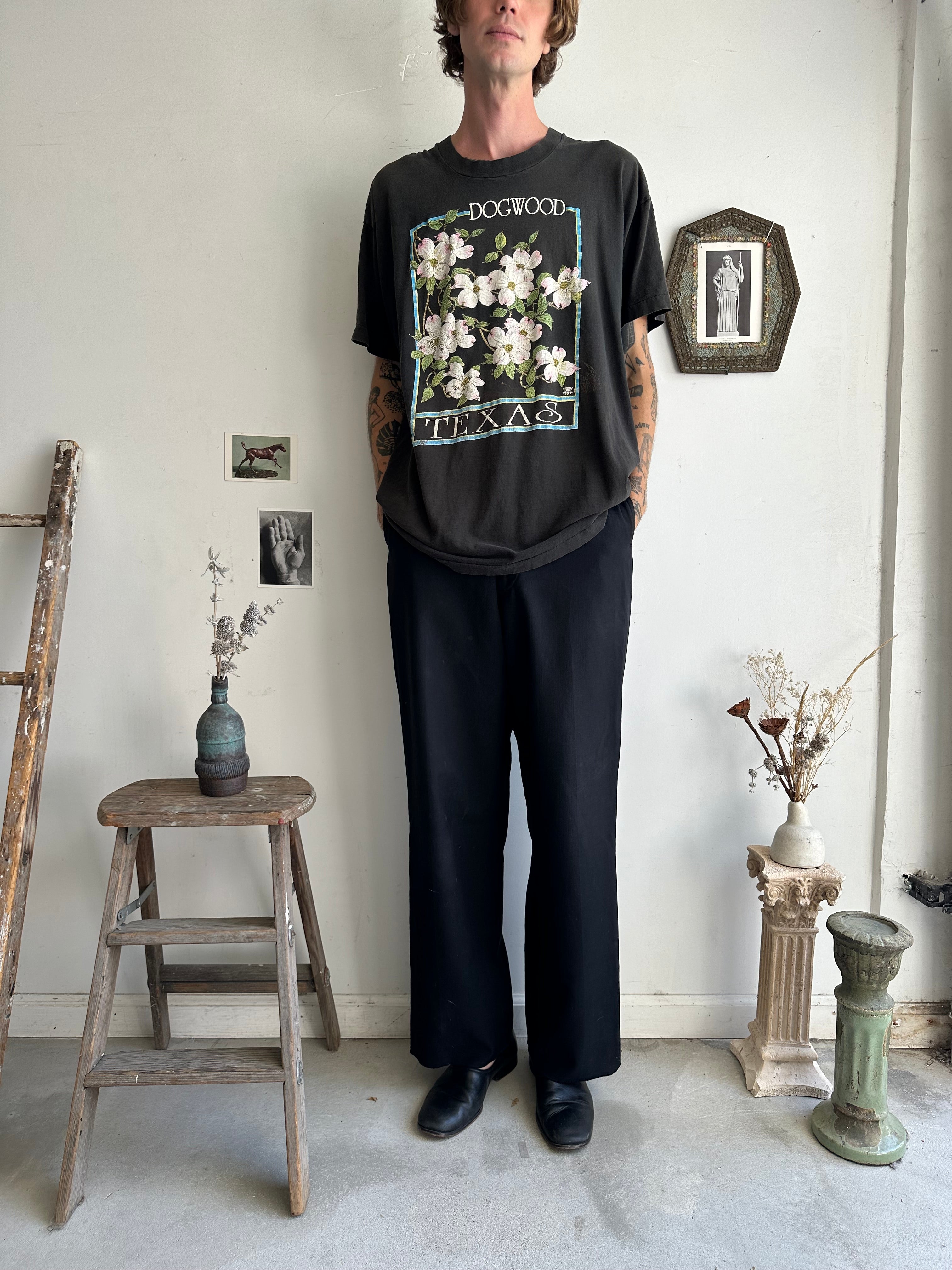 1990s Faded Dogwood, Texas T-Shirt (XXL)