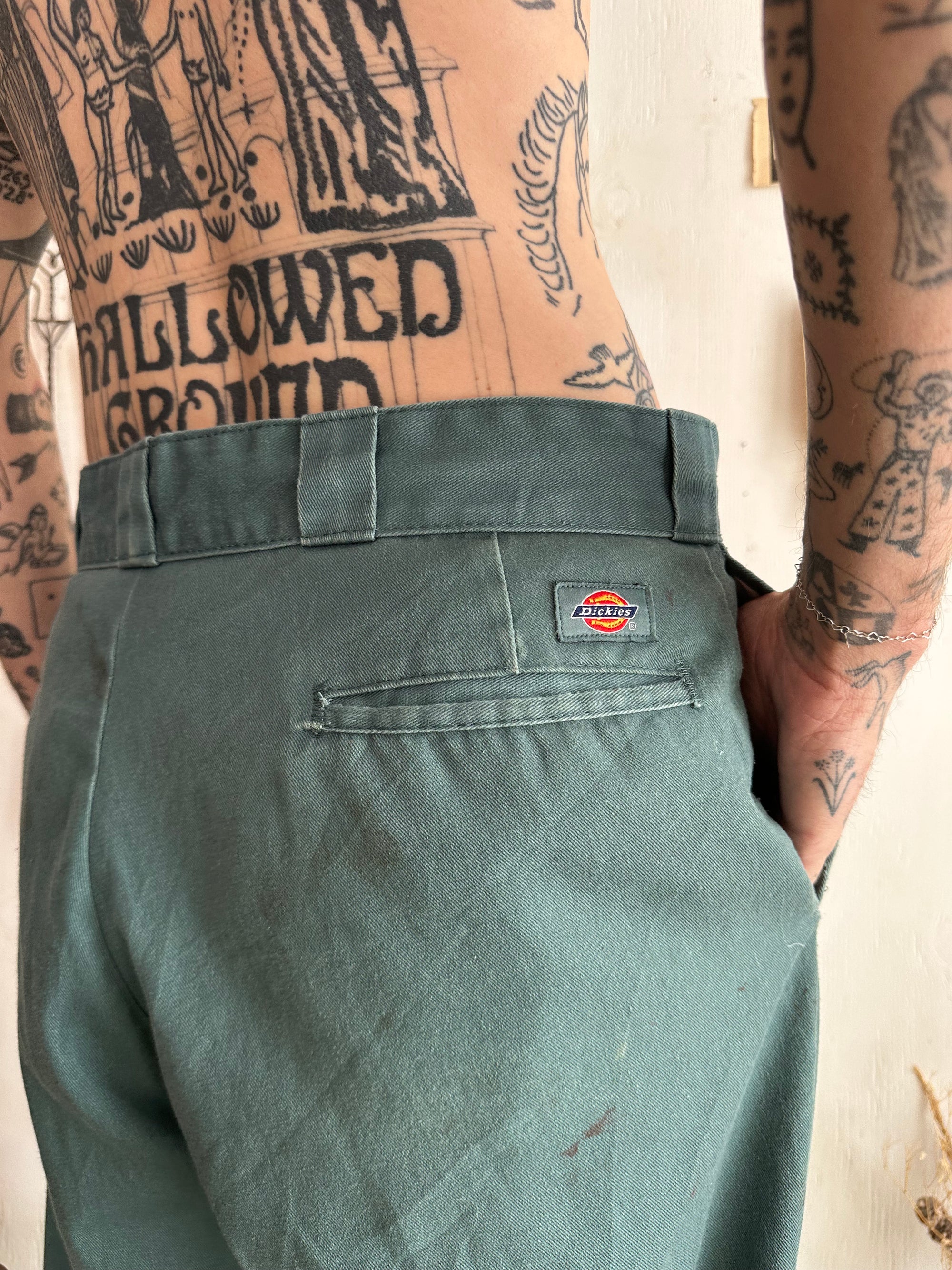 1980s Thrashed Dickies W/ Paint Splatter