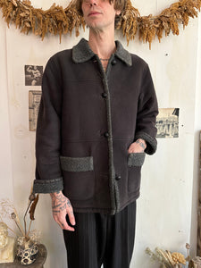 2000s Ralph Lauren Sherling Lined Coat (Oversized M)