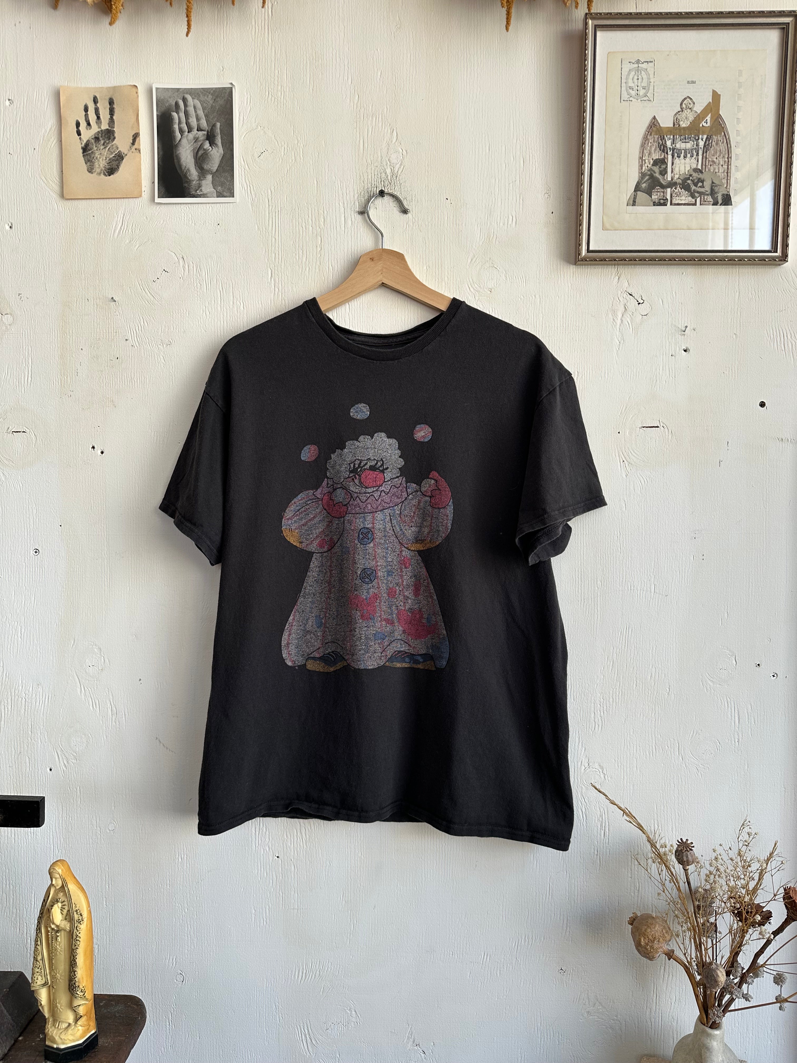 2000s Faded Clown T-Shirt (M/L)