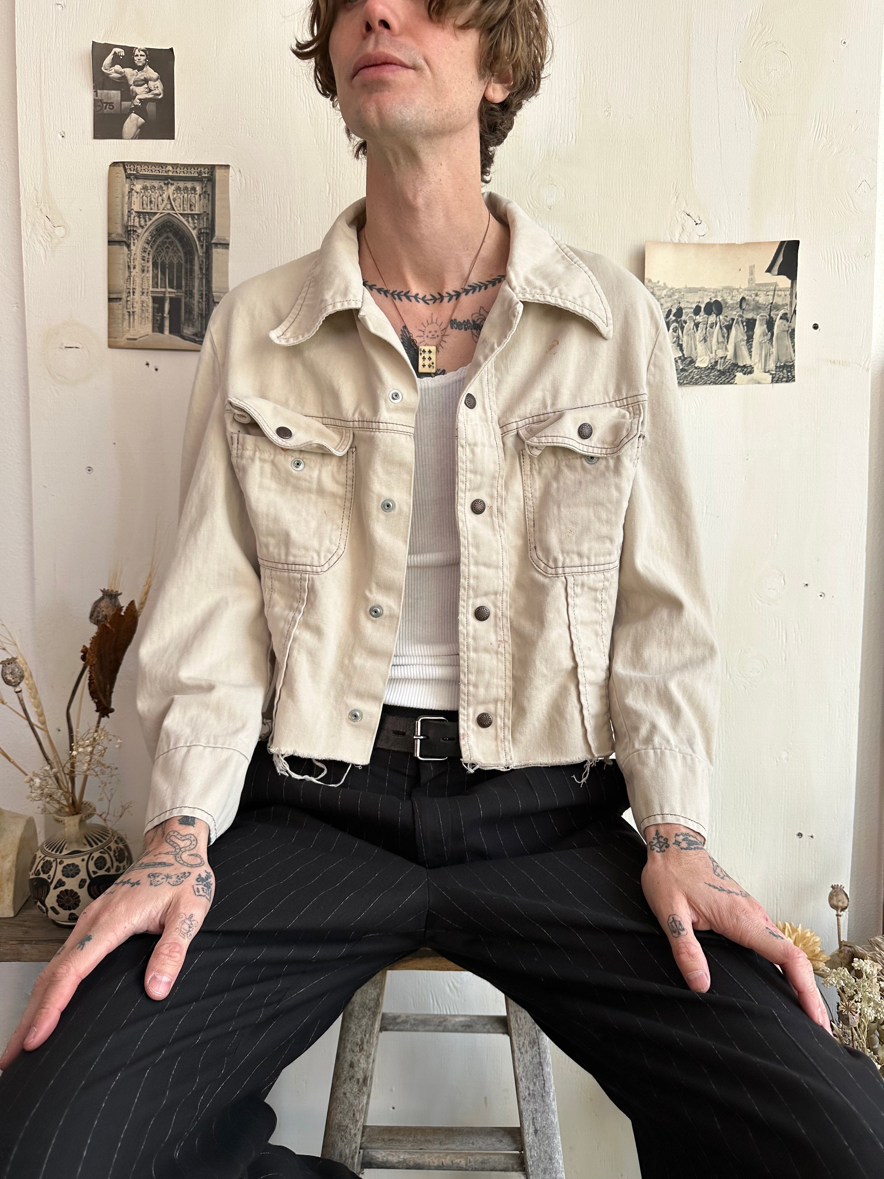 1970s Clay Chopped Trucker Jacket (Boxy M)