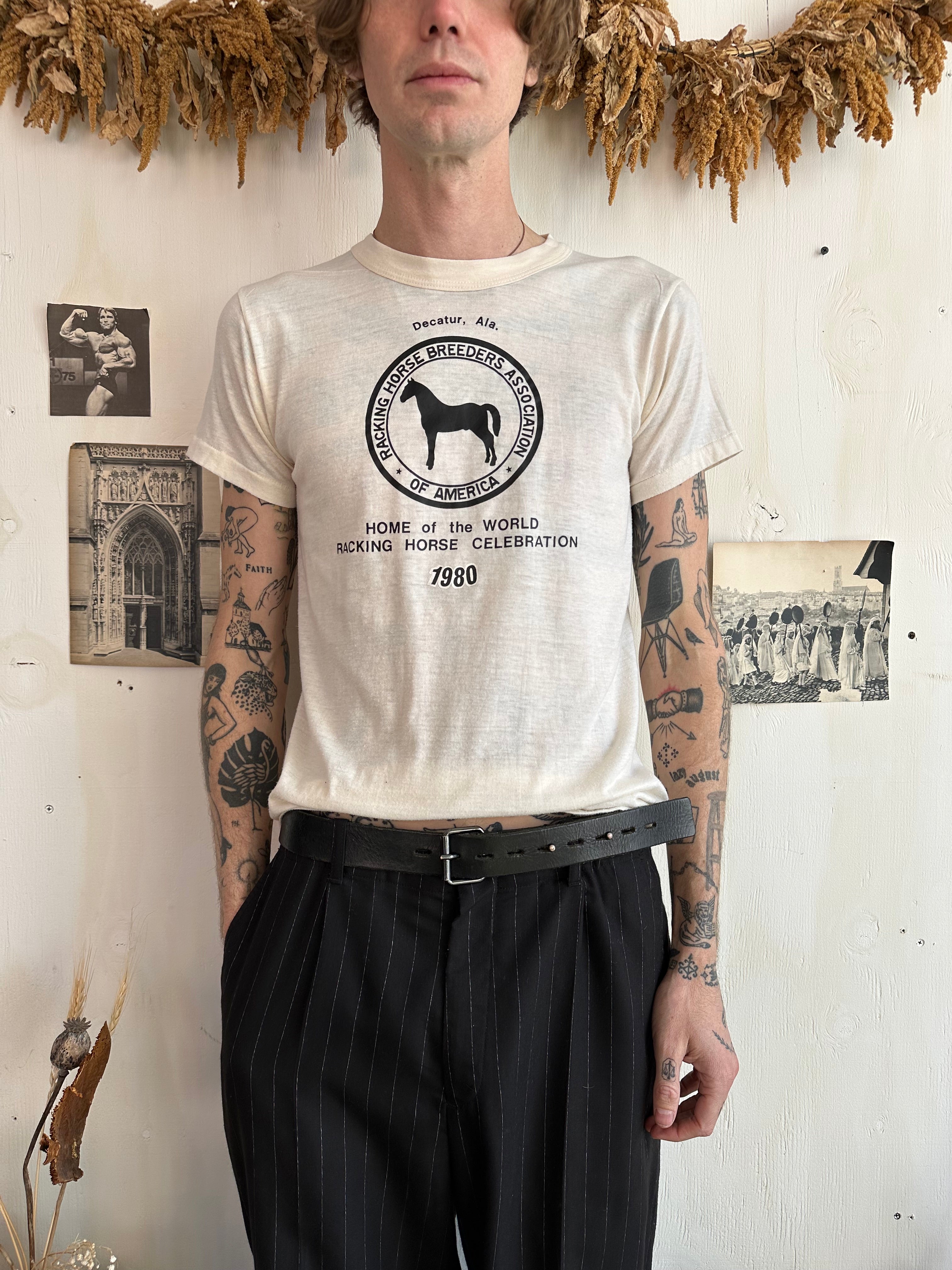 1980s Horse T-Shirt (S/M)