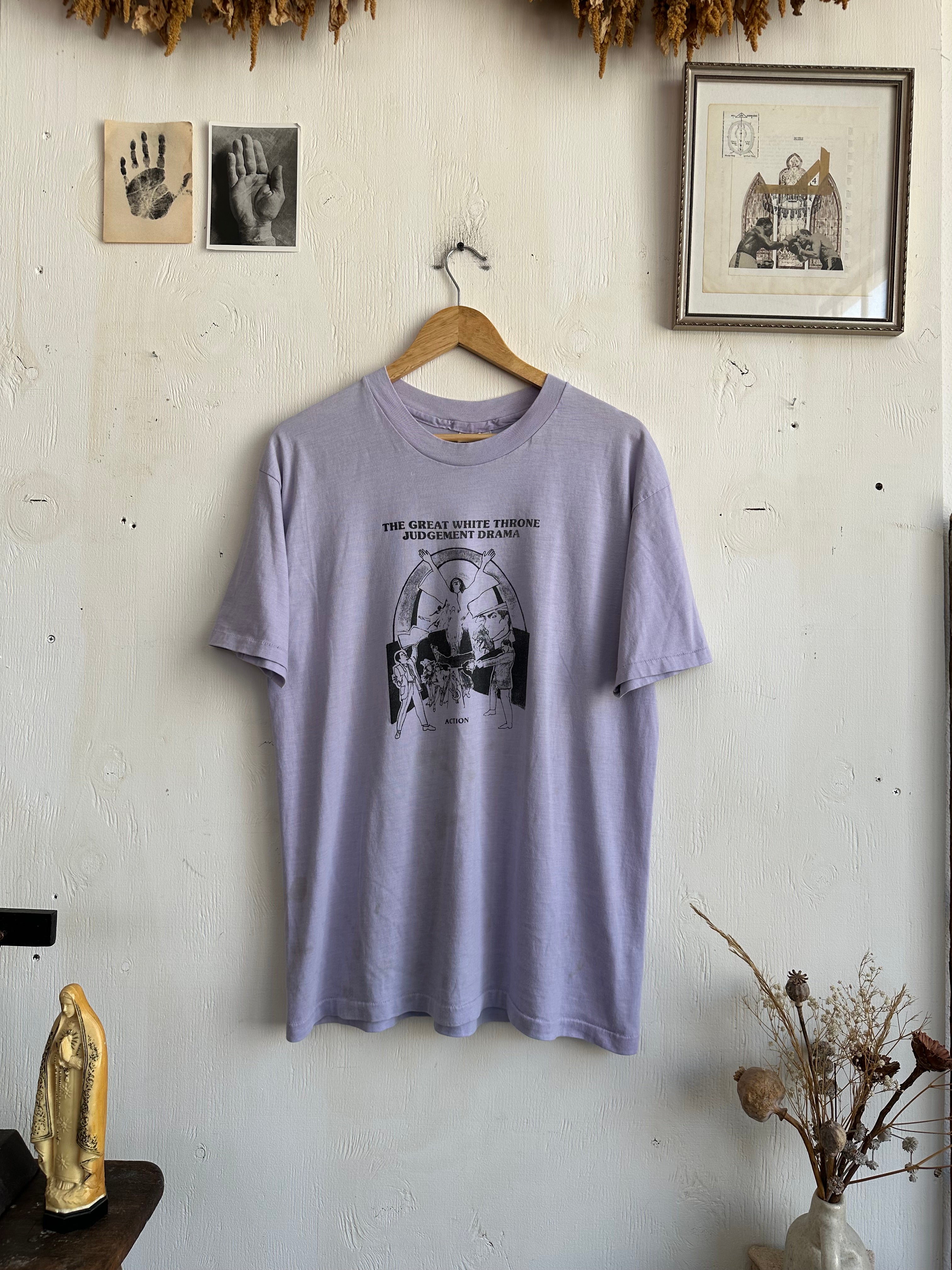 1980s Well Worn The Great White Throne T-Shirt (L)