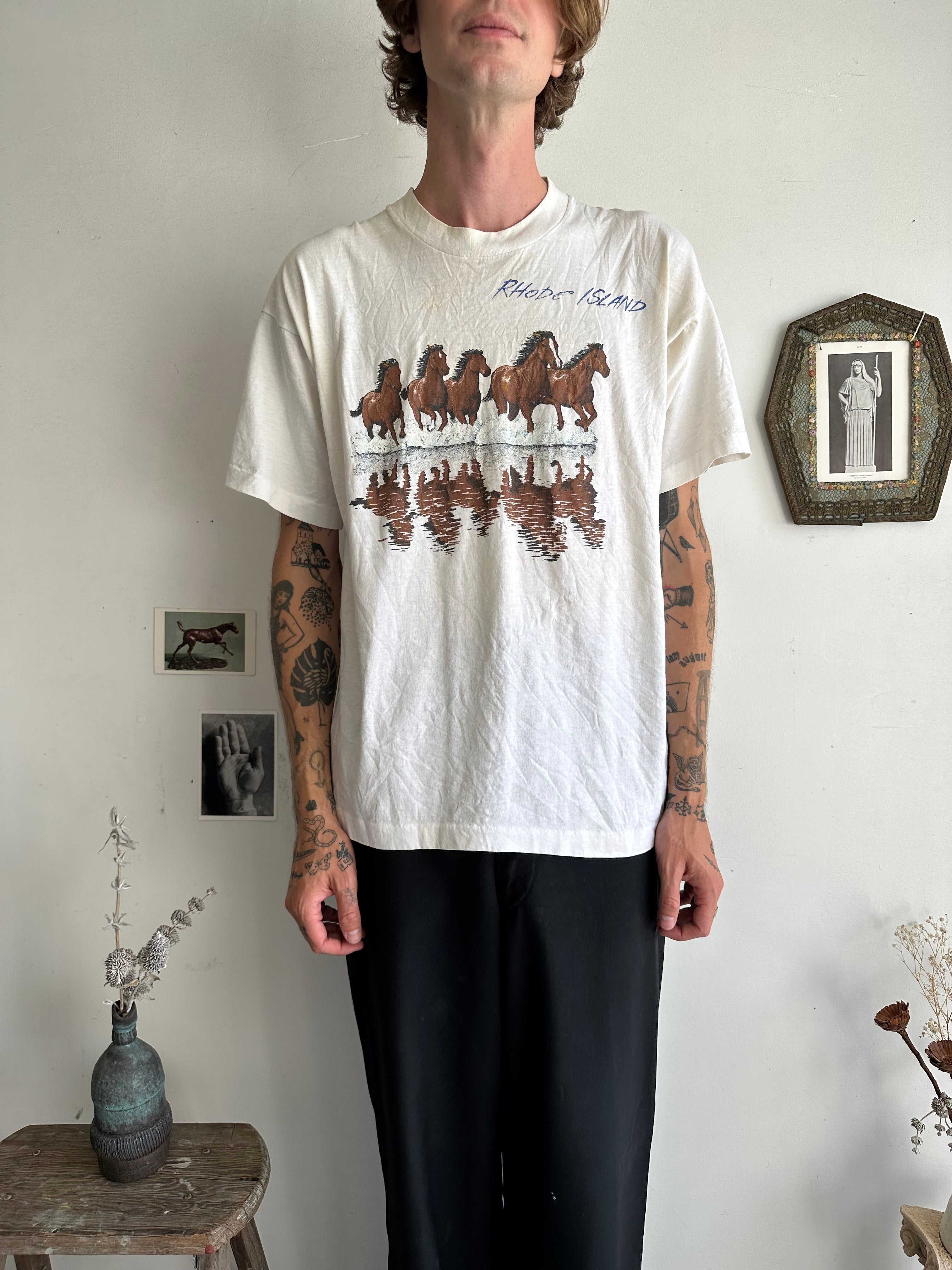 1990s Rhode Island Horses Tee (XL)