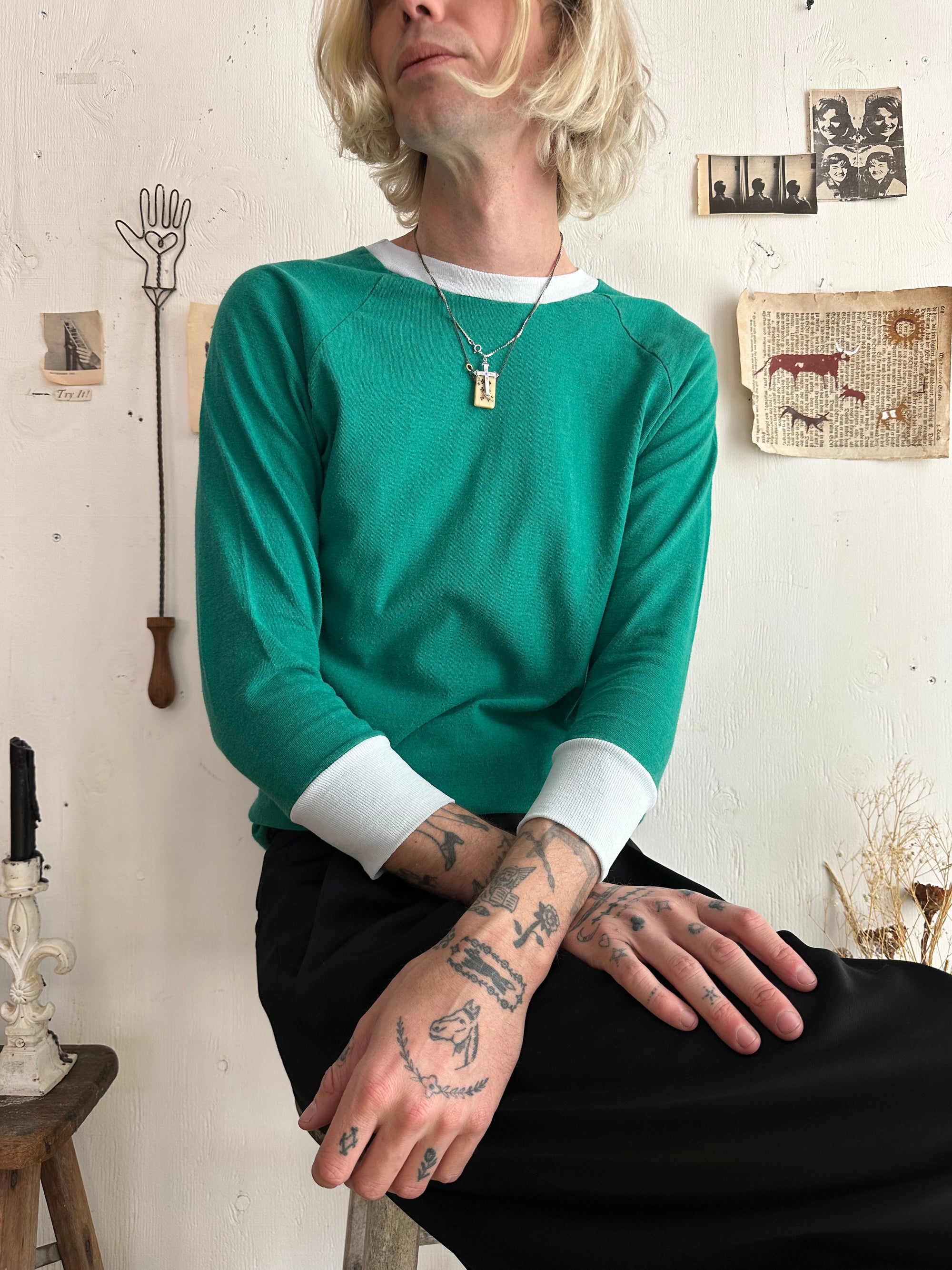 1980s Long Sleeve Ringer